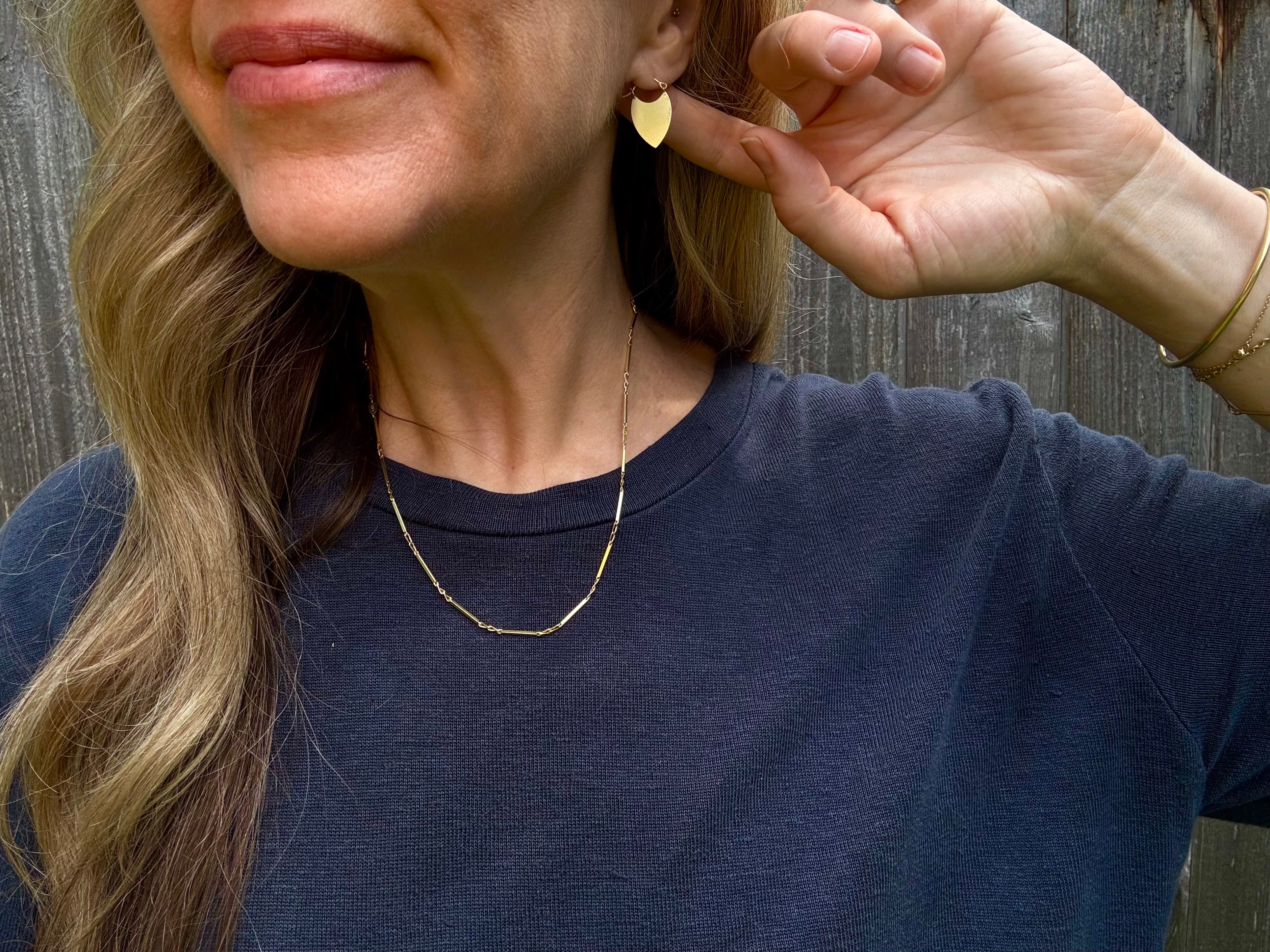 Flare Earrings, Shield Shapped