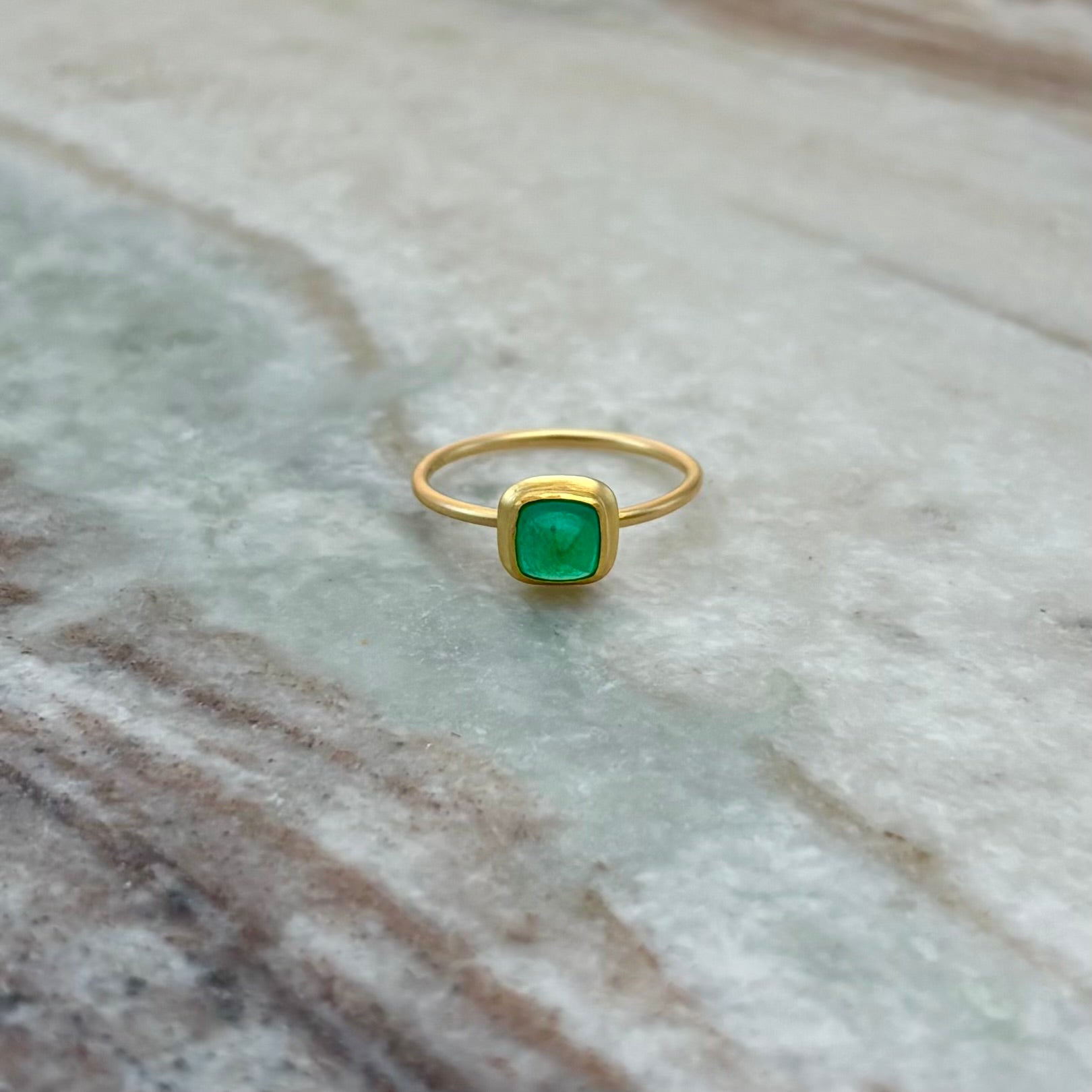 Delicate Emerald Ring