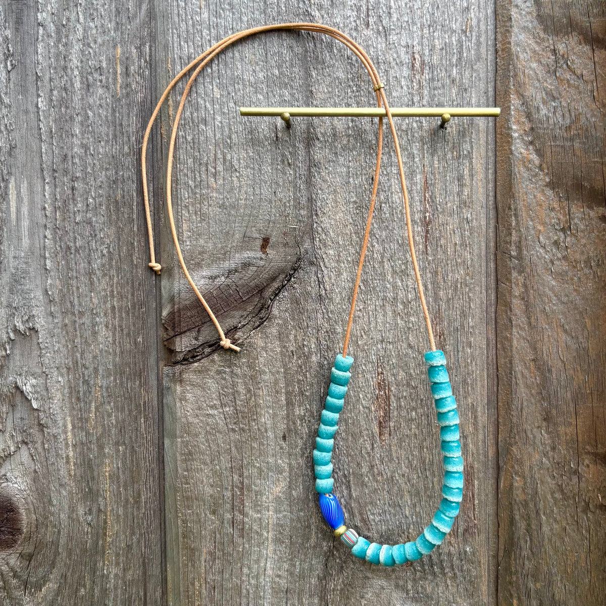 Coastal Slide Necklace in Vintage Vessel