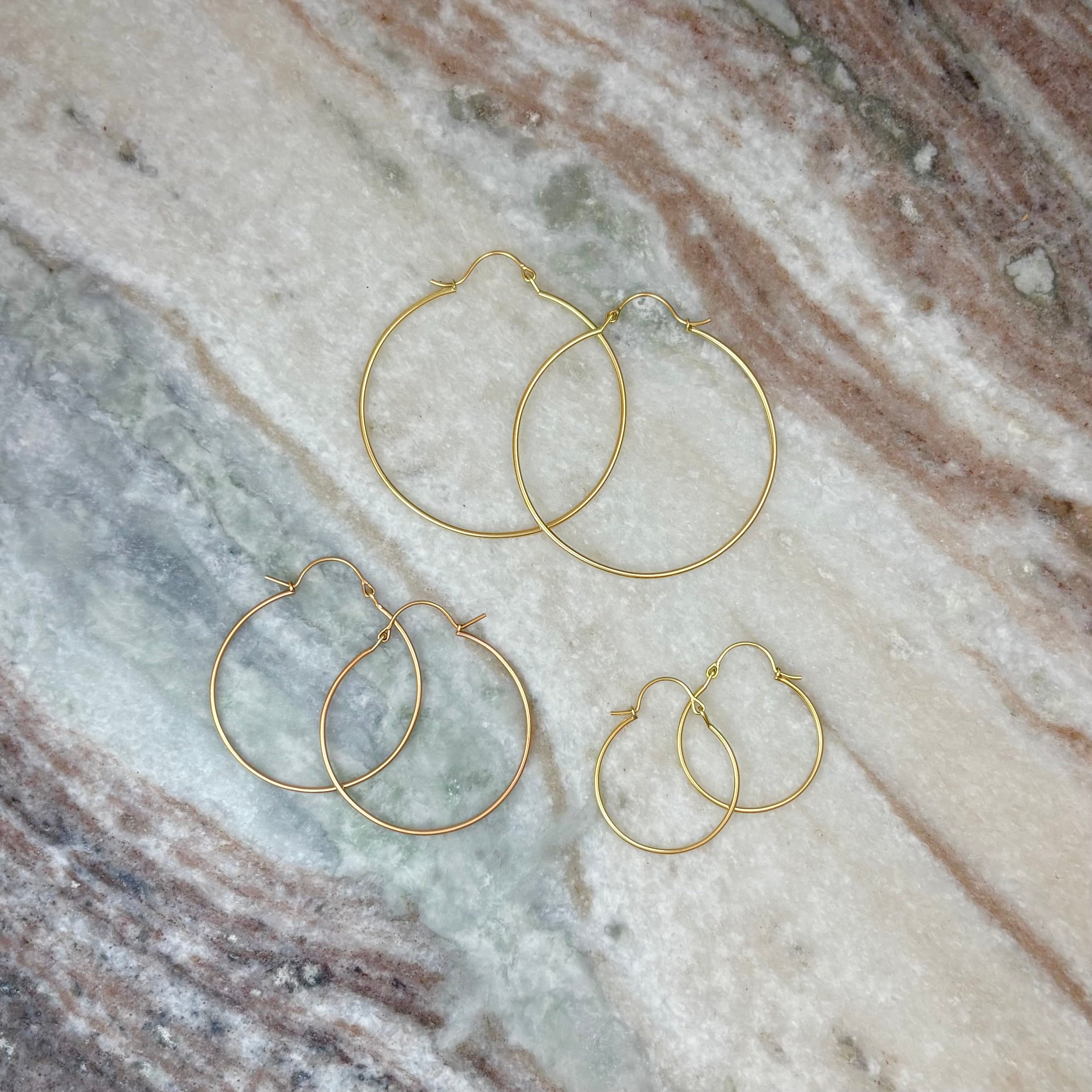 Valance Hoop Earrings, Large