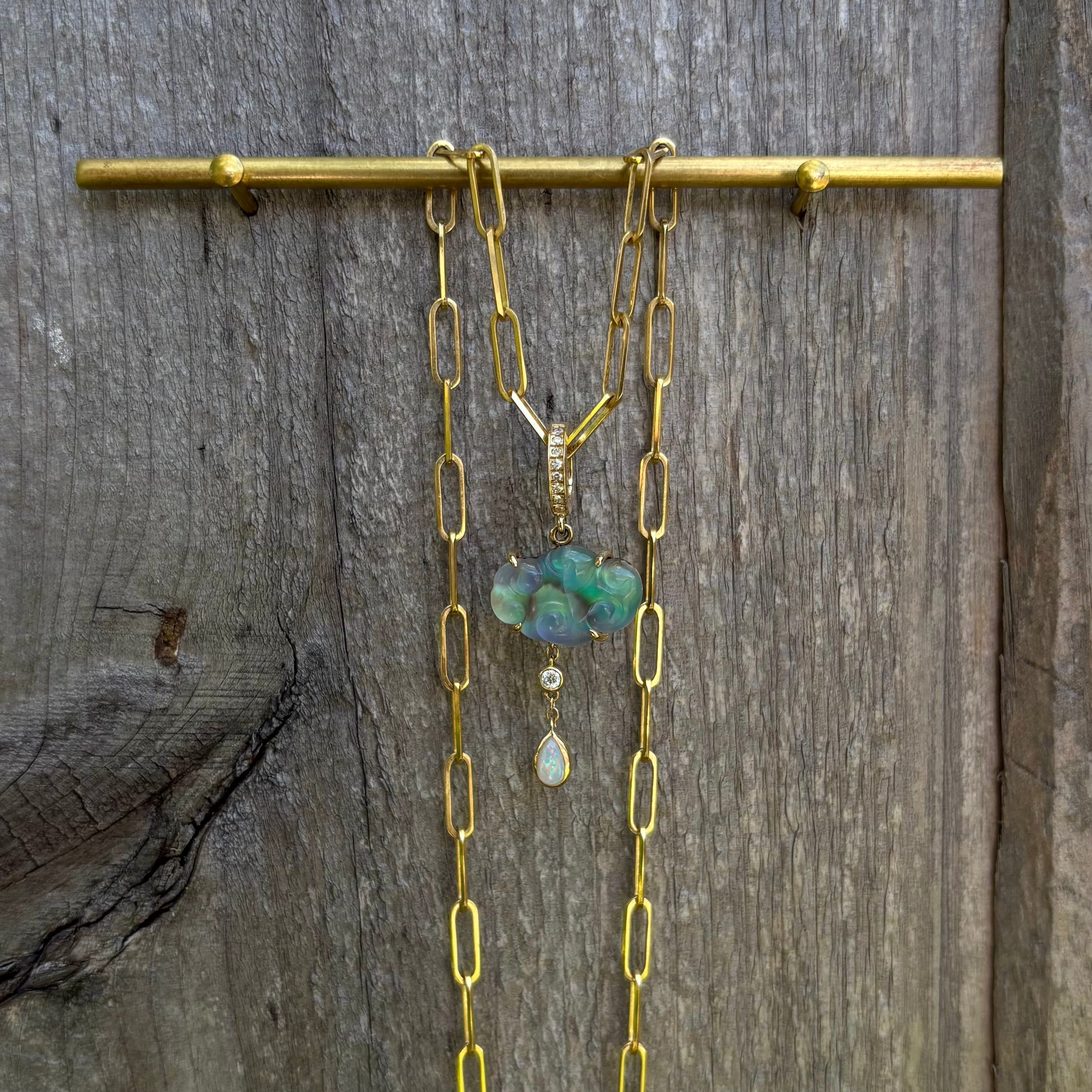 Luminescent Rain Cloud Charm