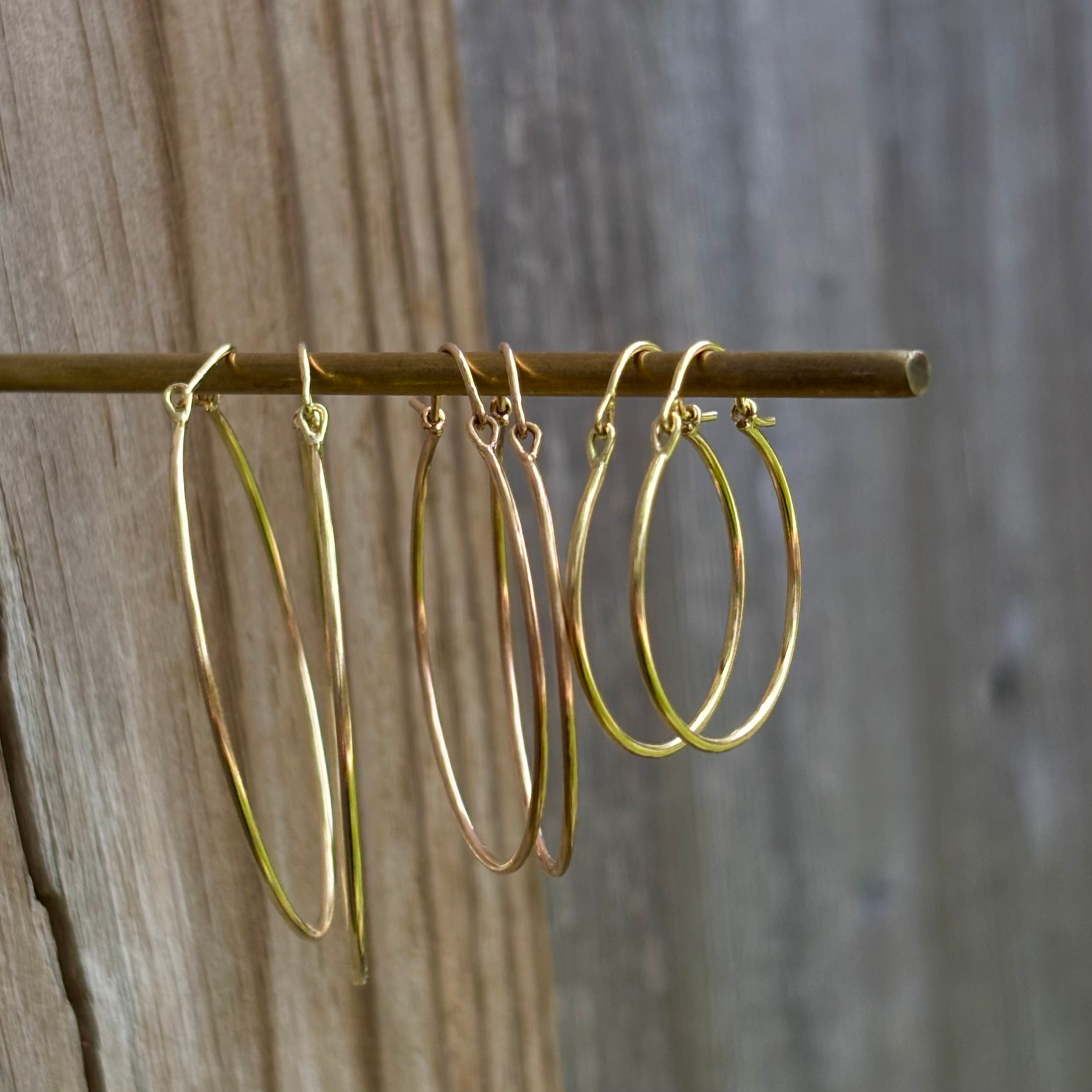 Valance Hoop Earrings, Small