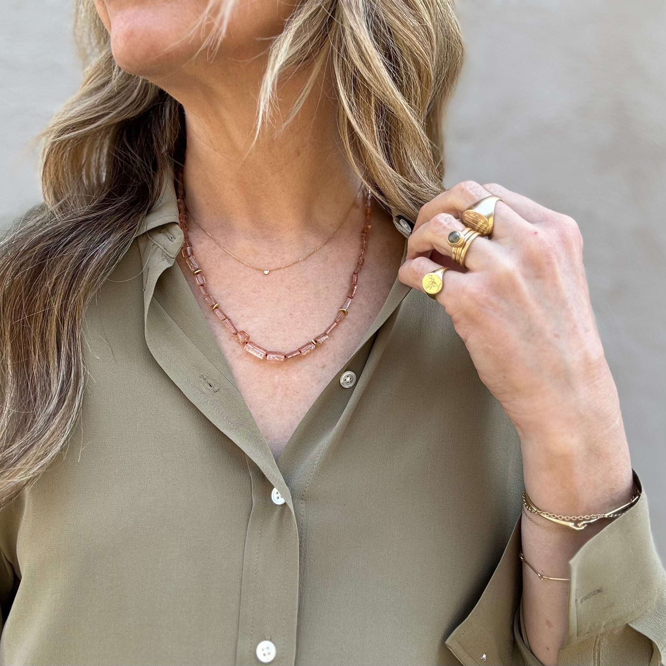 Imperial Topaz Necklace