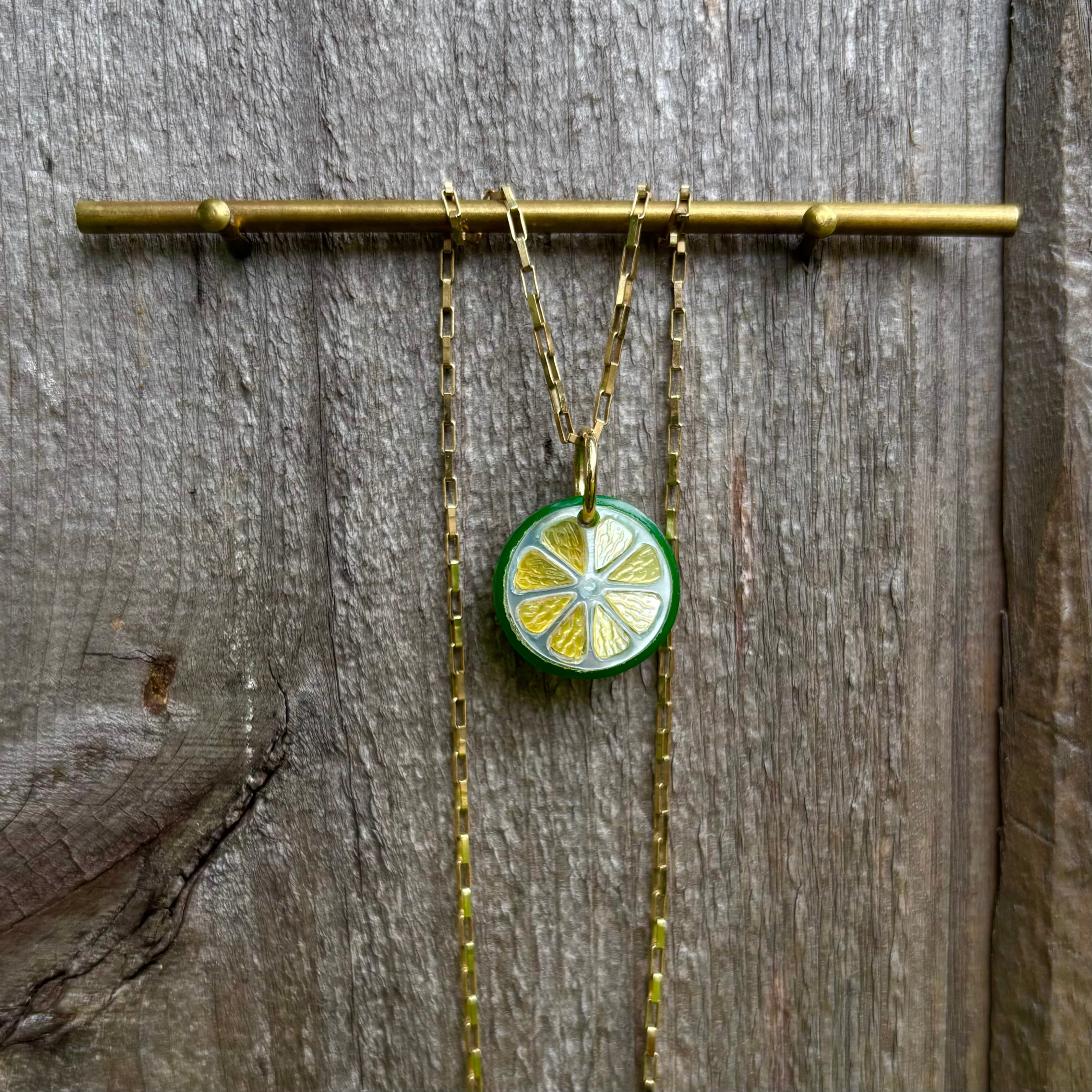 Lime Twist Charm