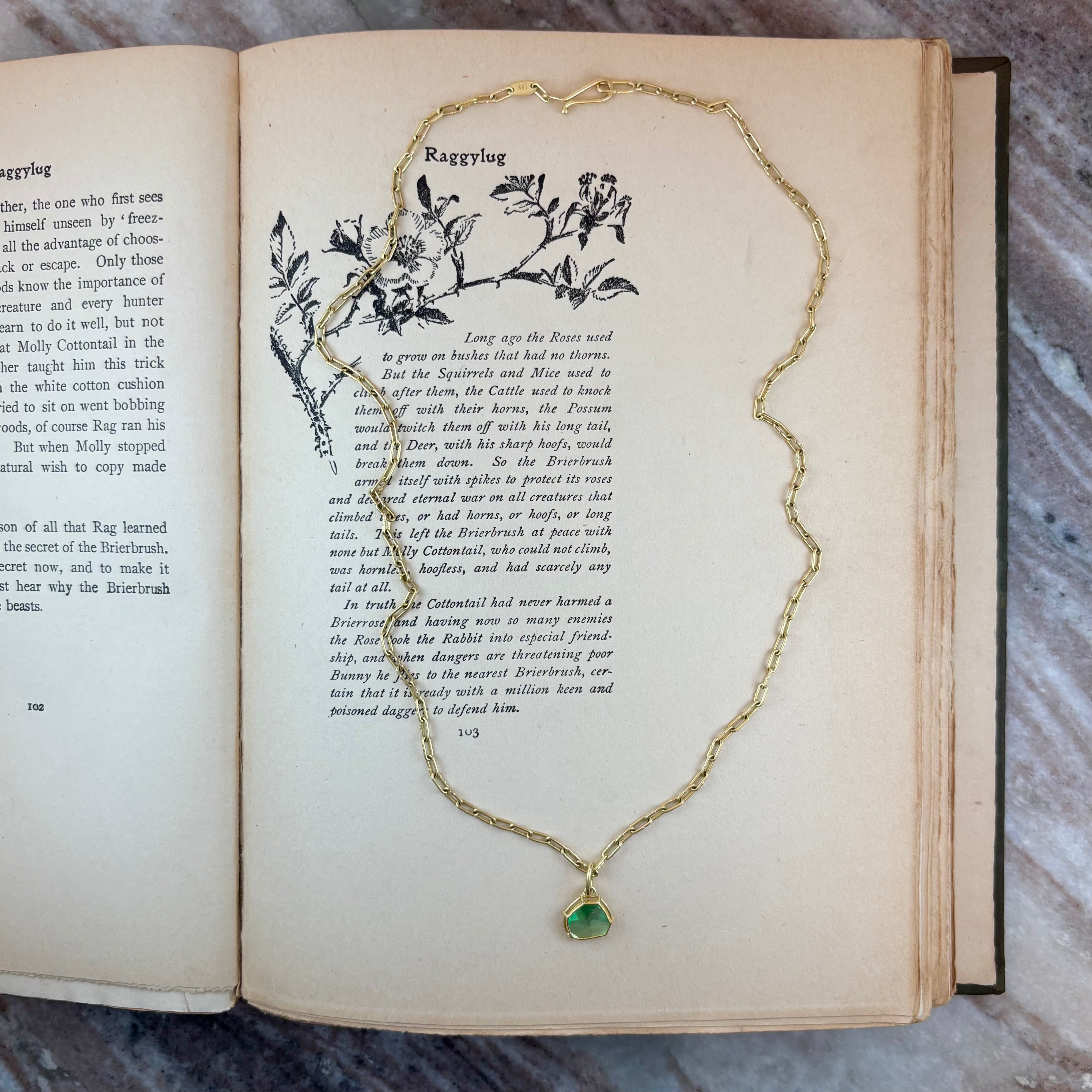 Columbian Emerald Charm