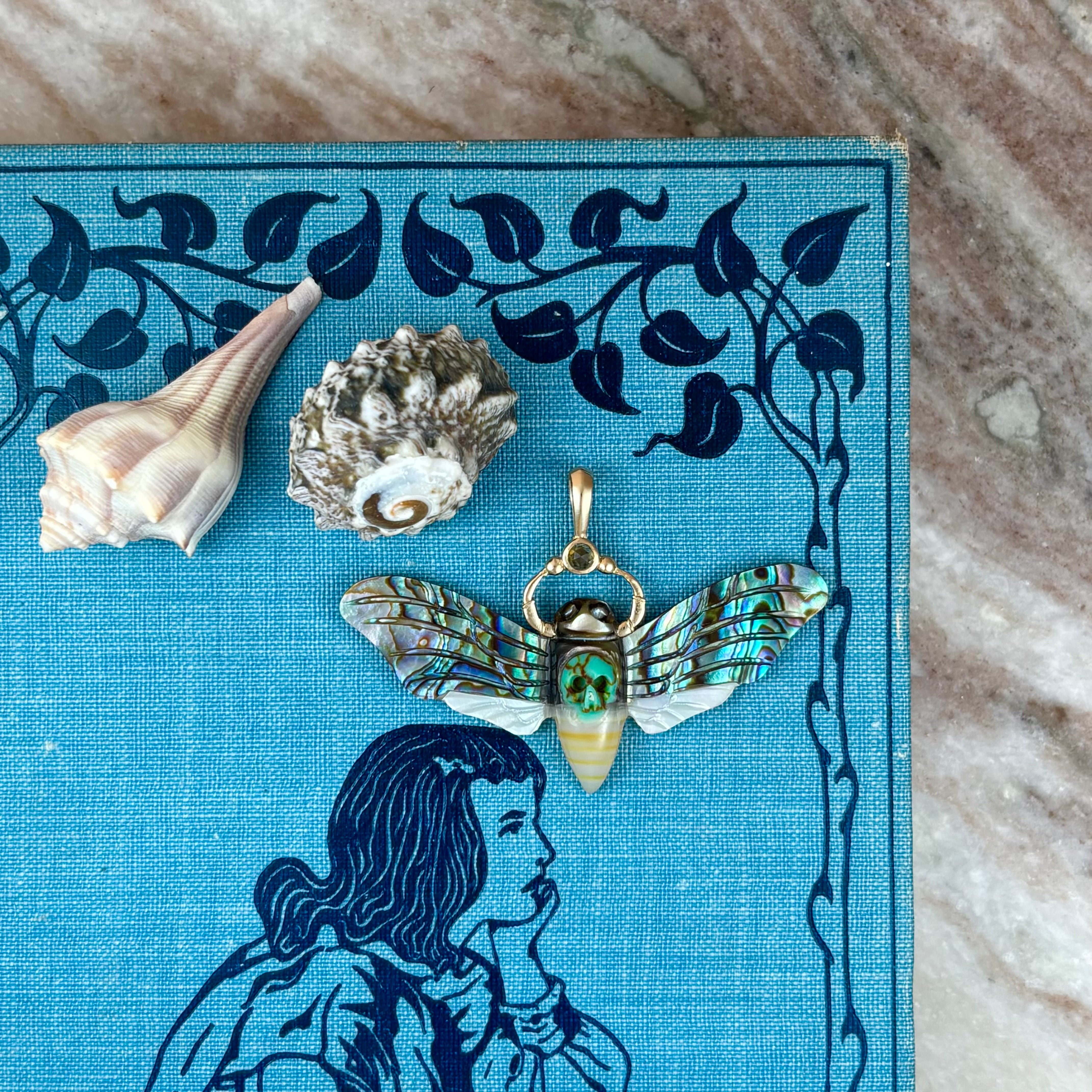 Death's Head Hawk Moth Charm