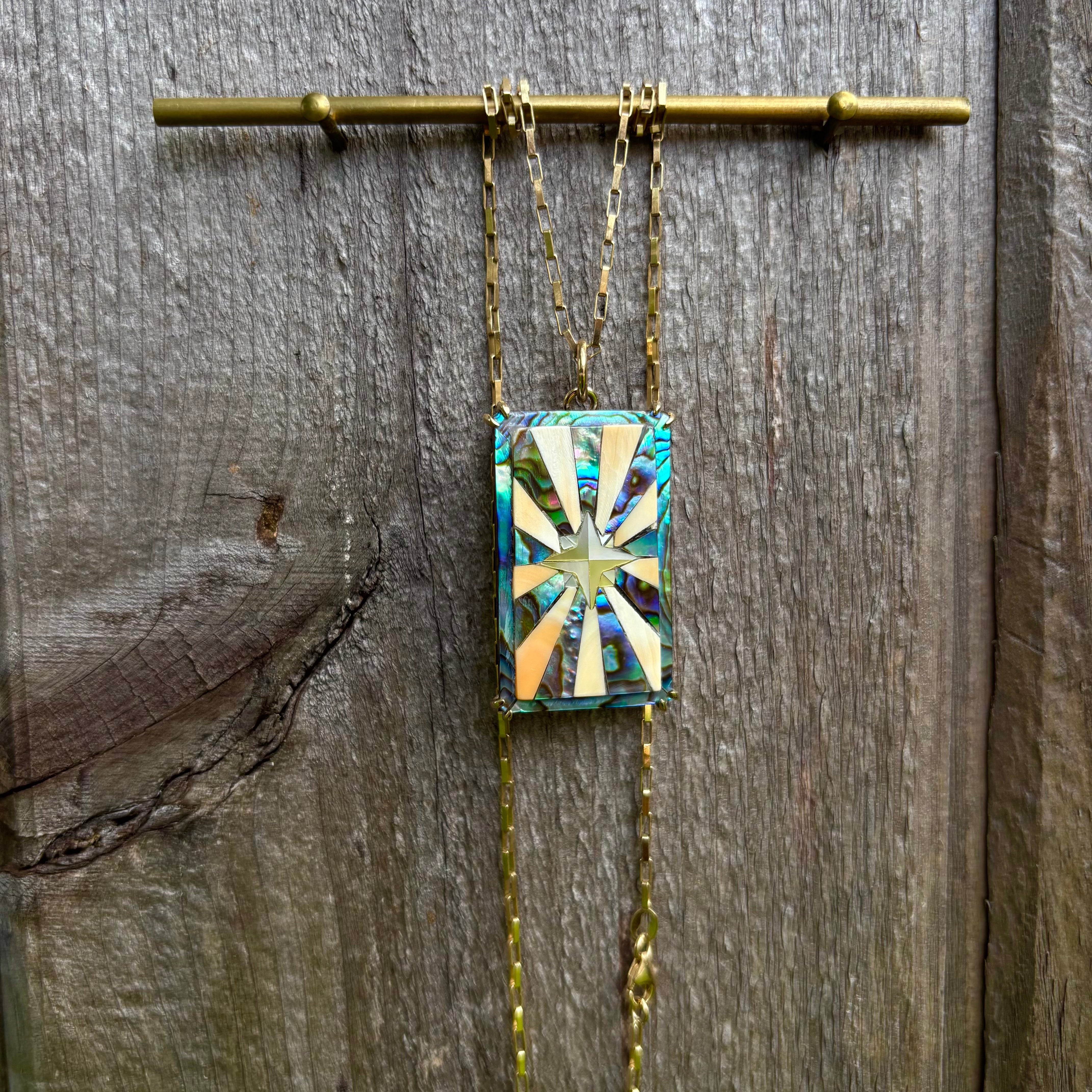 Star Tarot Card Charm in 14K Gold