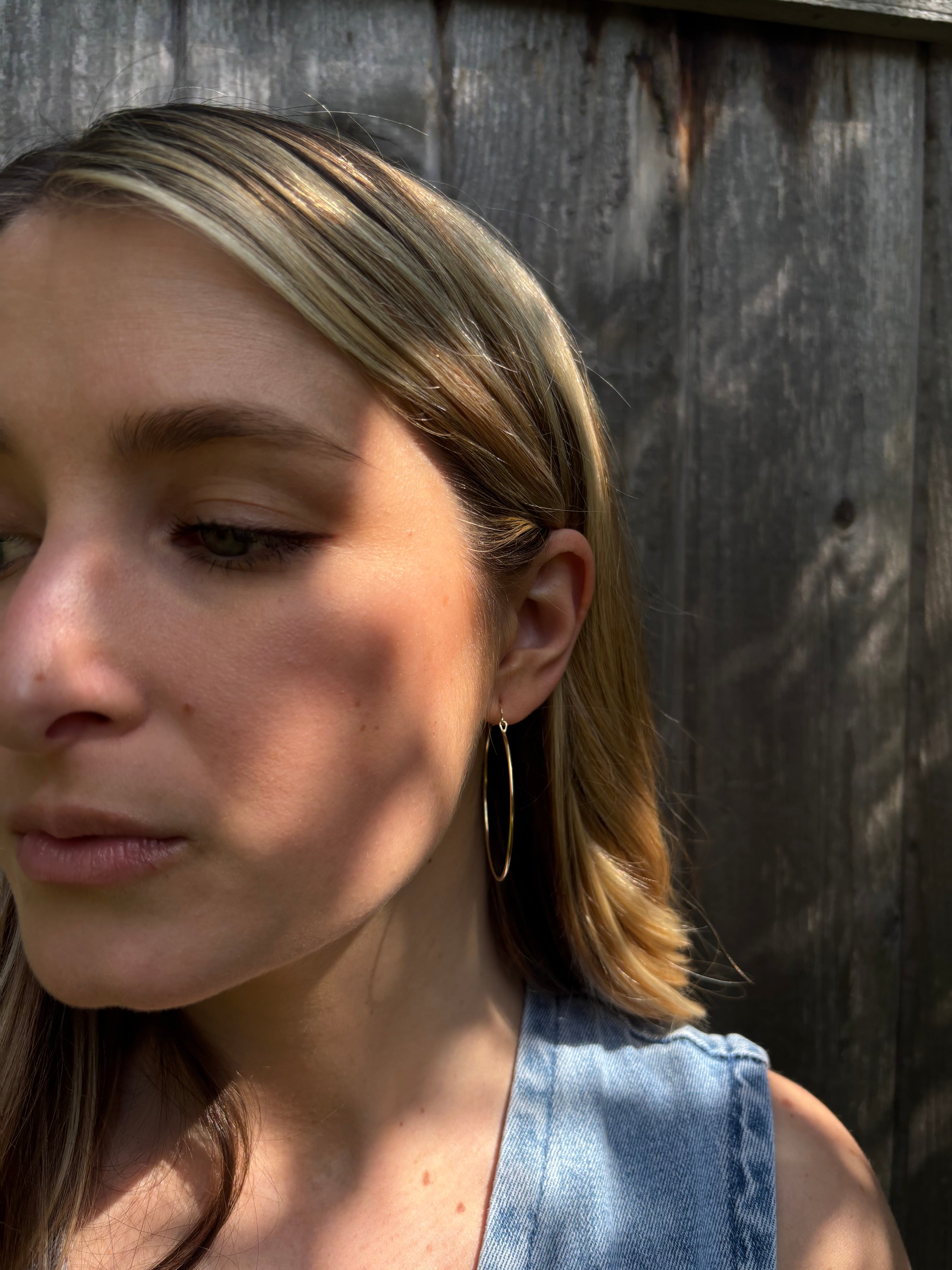 Valance Hoop Earrings, Large