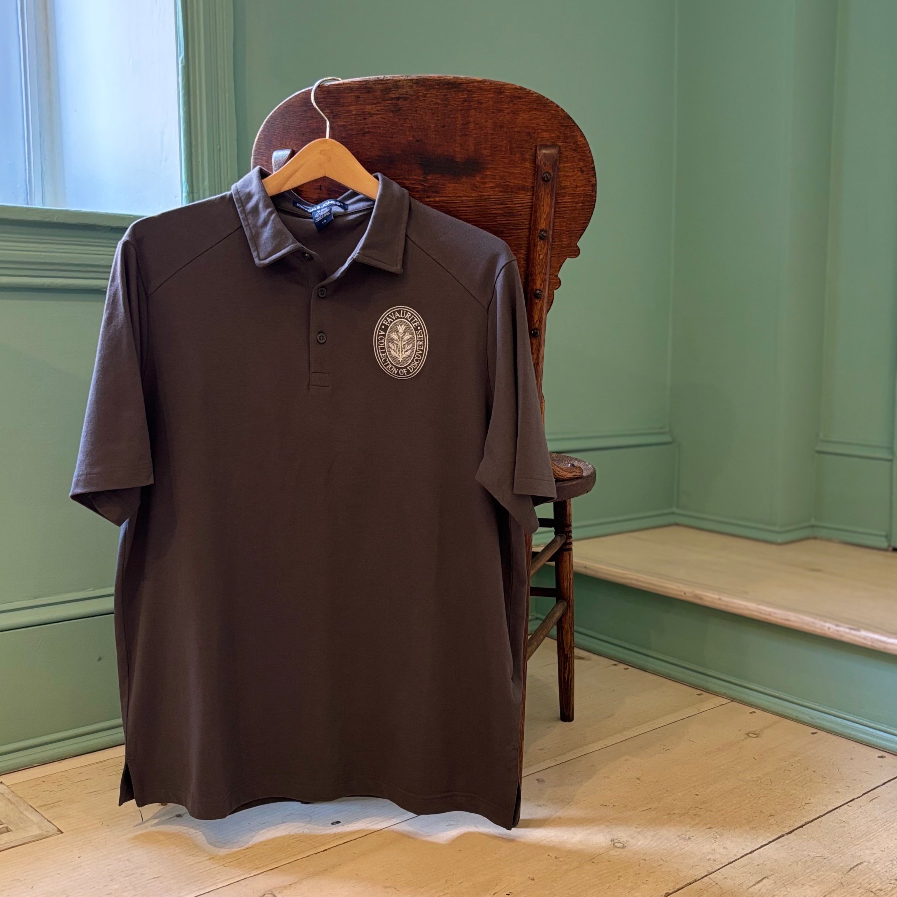 Golf Polo in Graphite