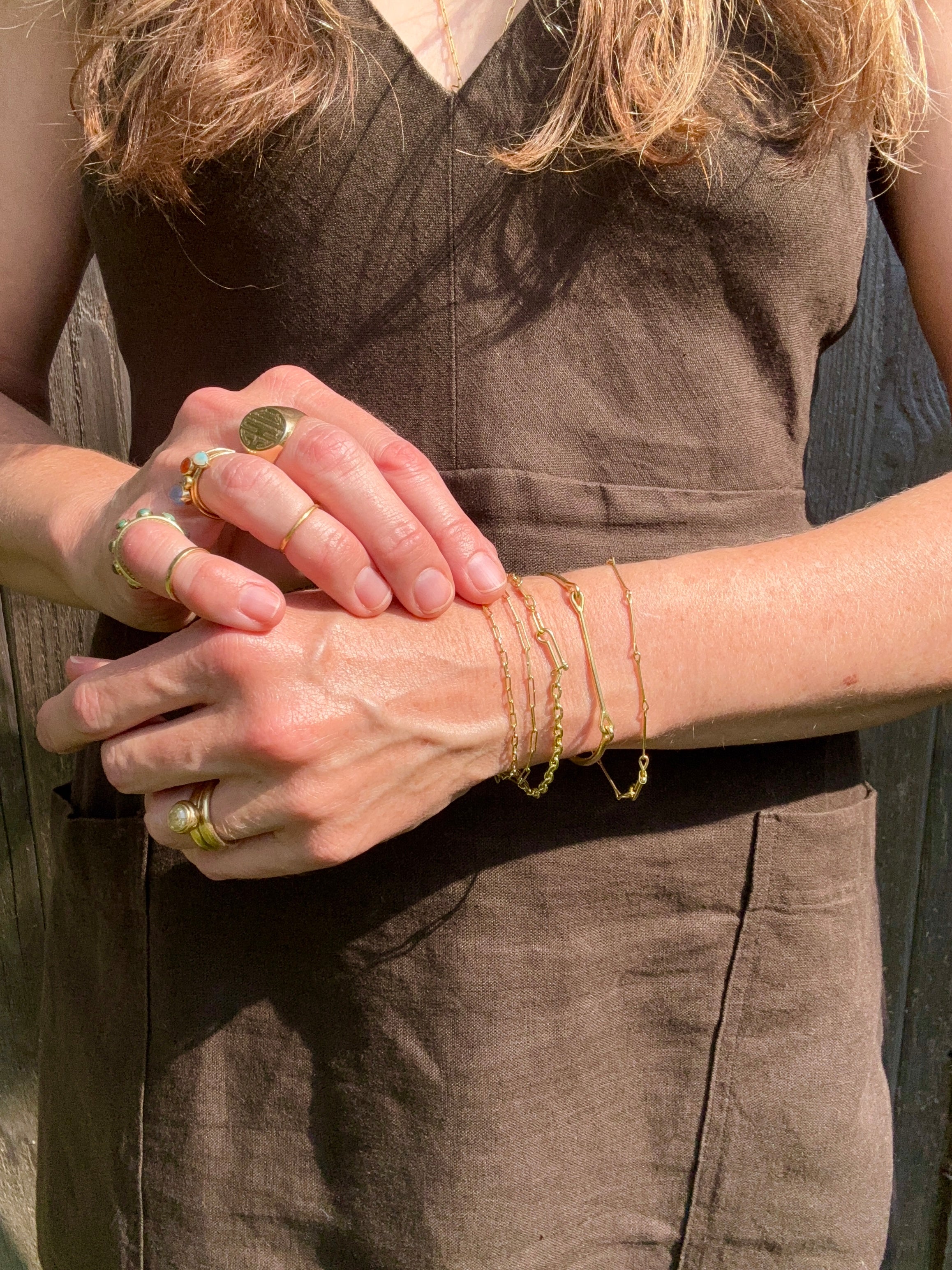 Silk Link Bracelet-Double Strand