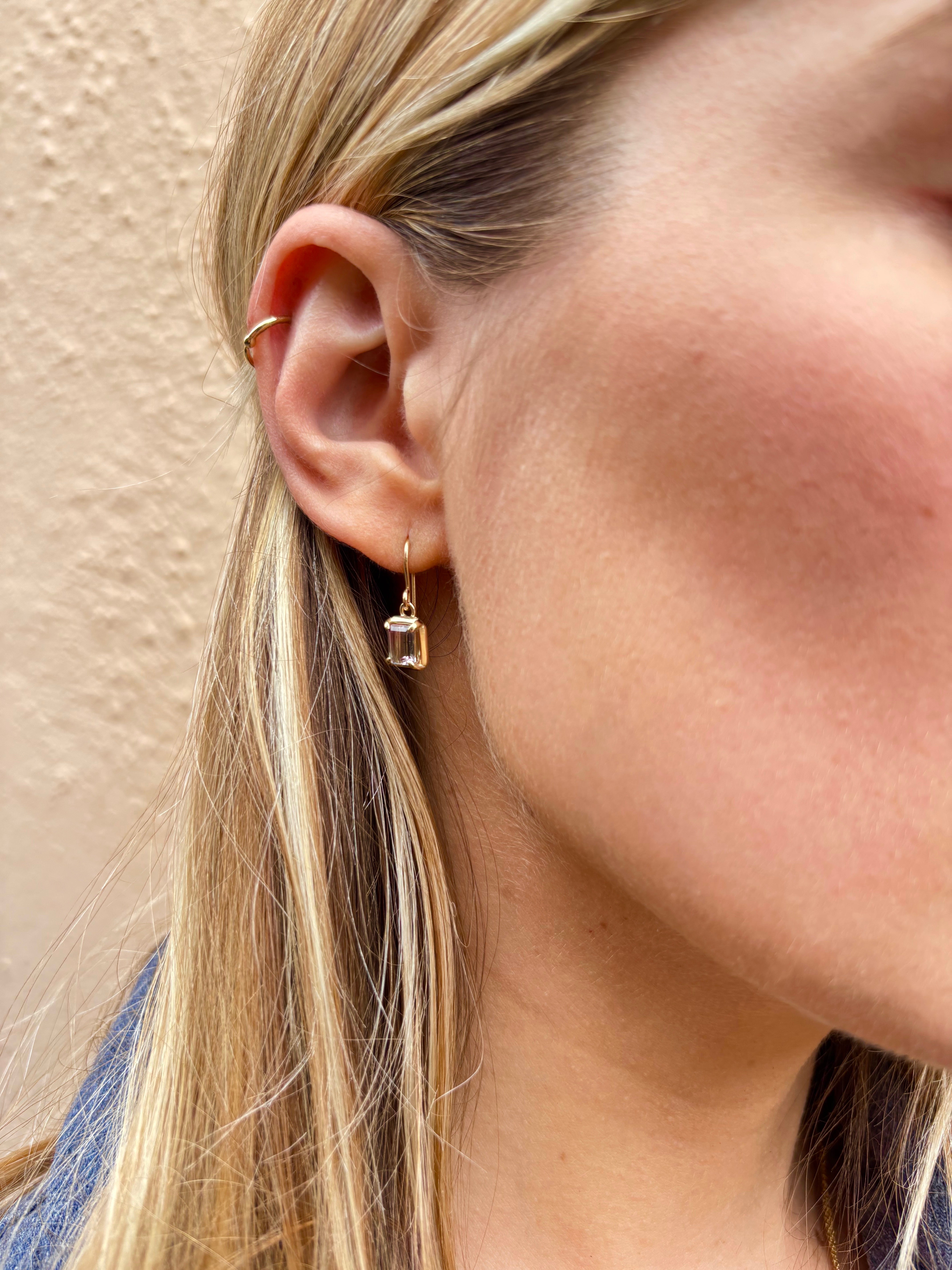Watermelon Tourmaline Earrings