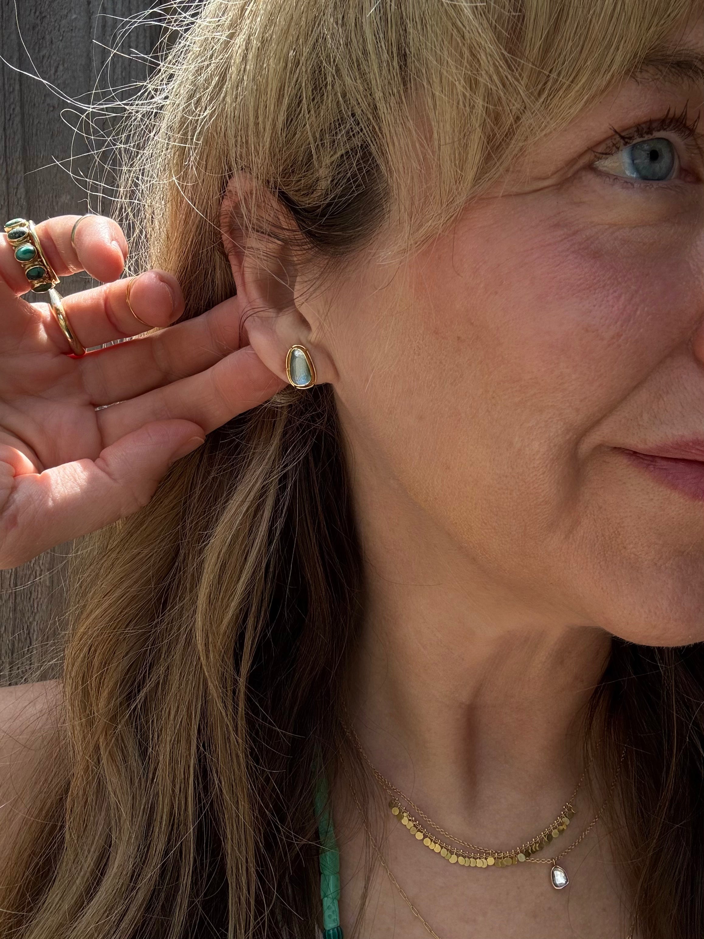 Elevated Aquamarine Earrings