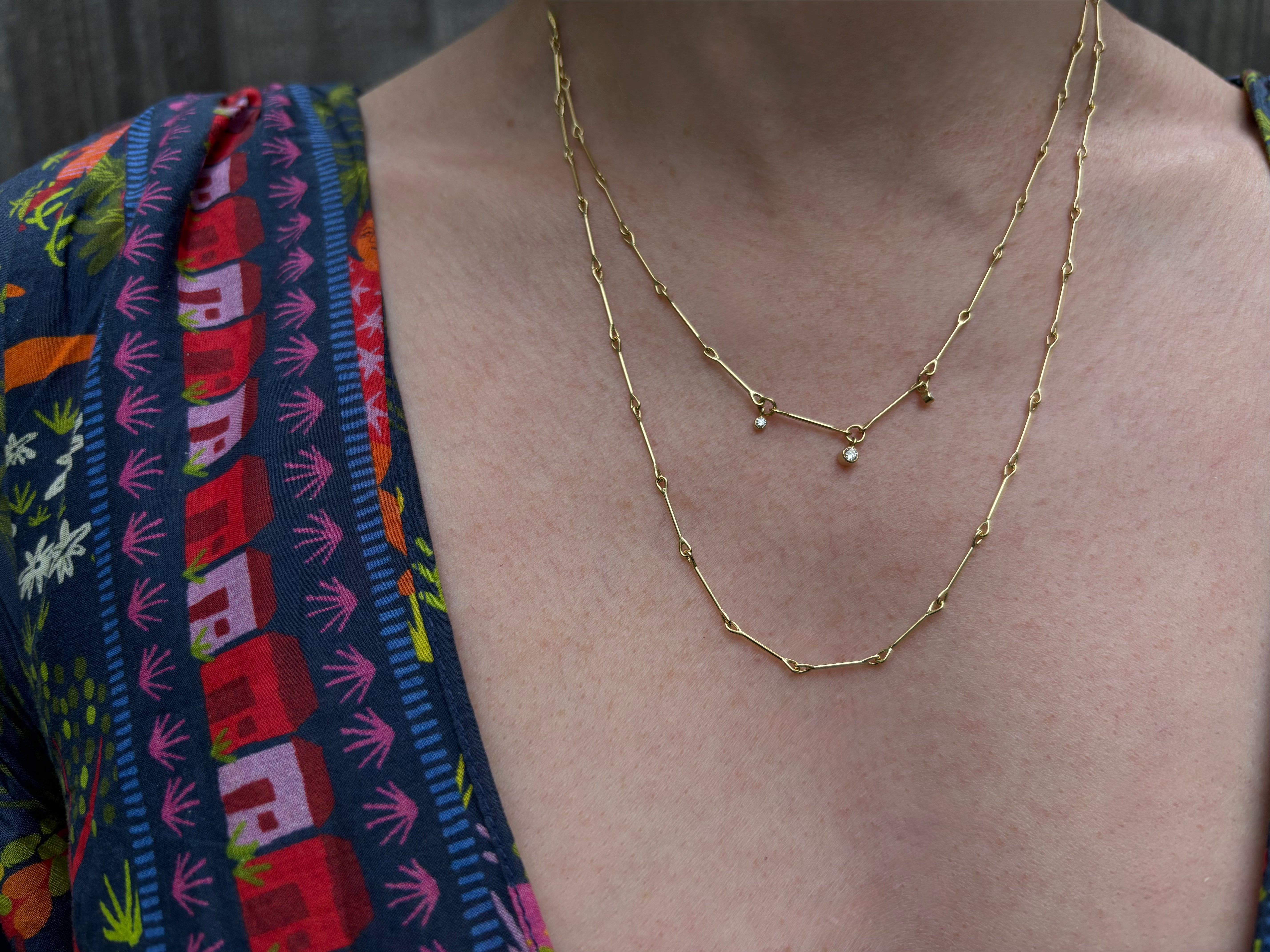 Needle Eye Necklace-Light Weight