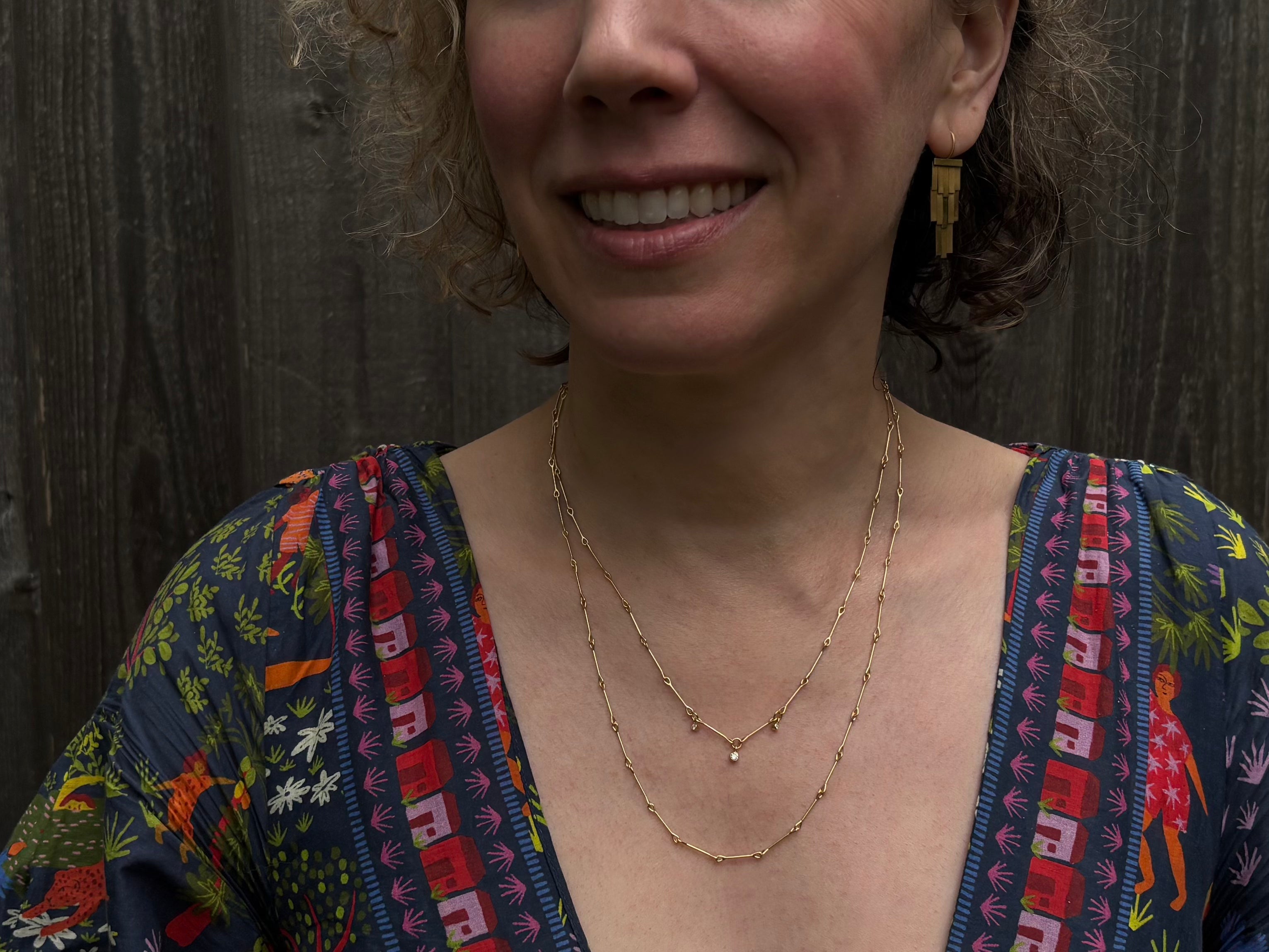 Needle Eye Necklace-Light Weight