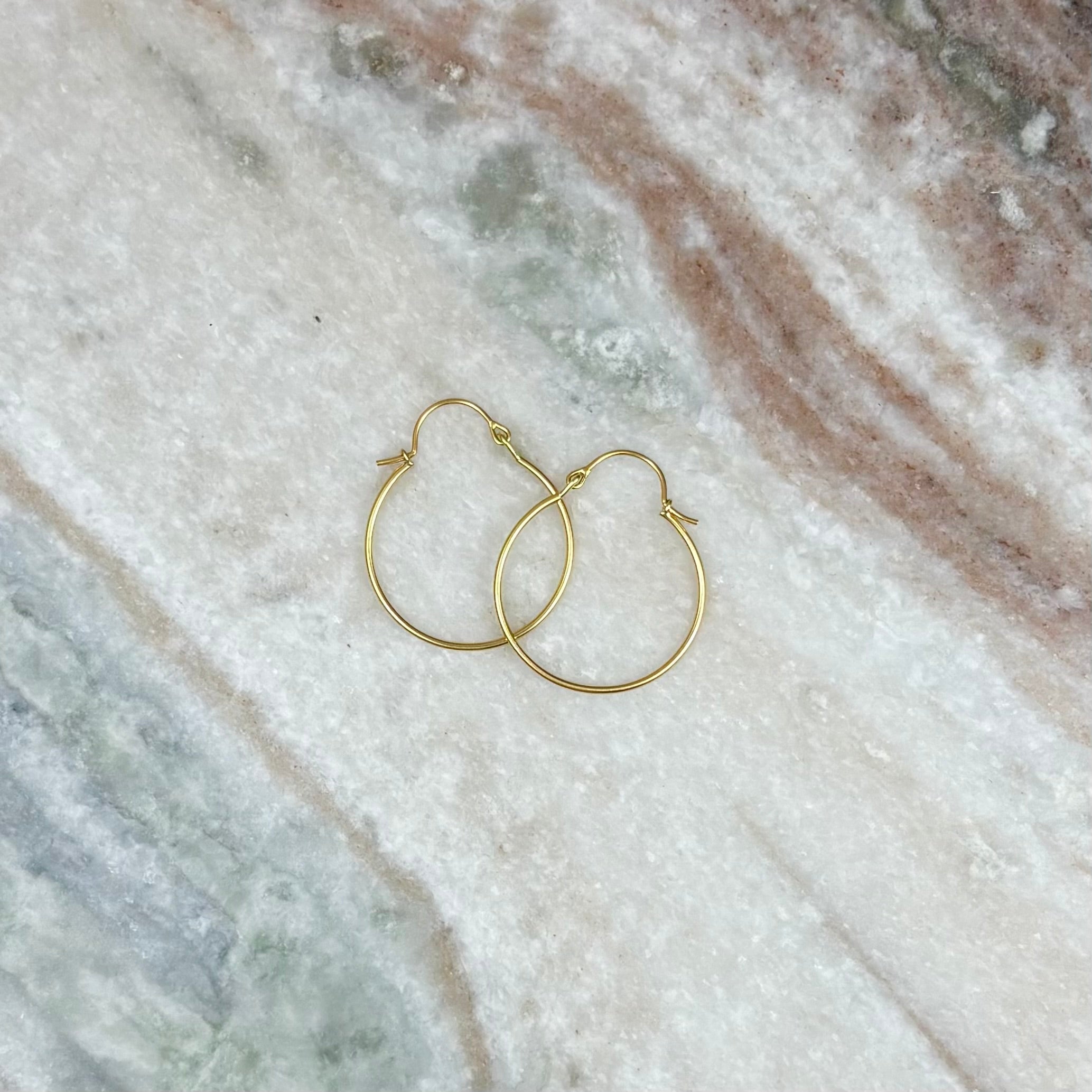 Valance Hoop Earrings, Small