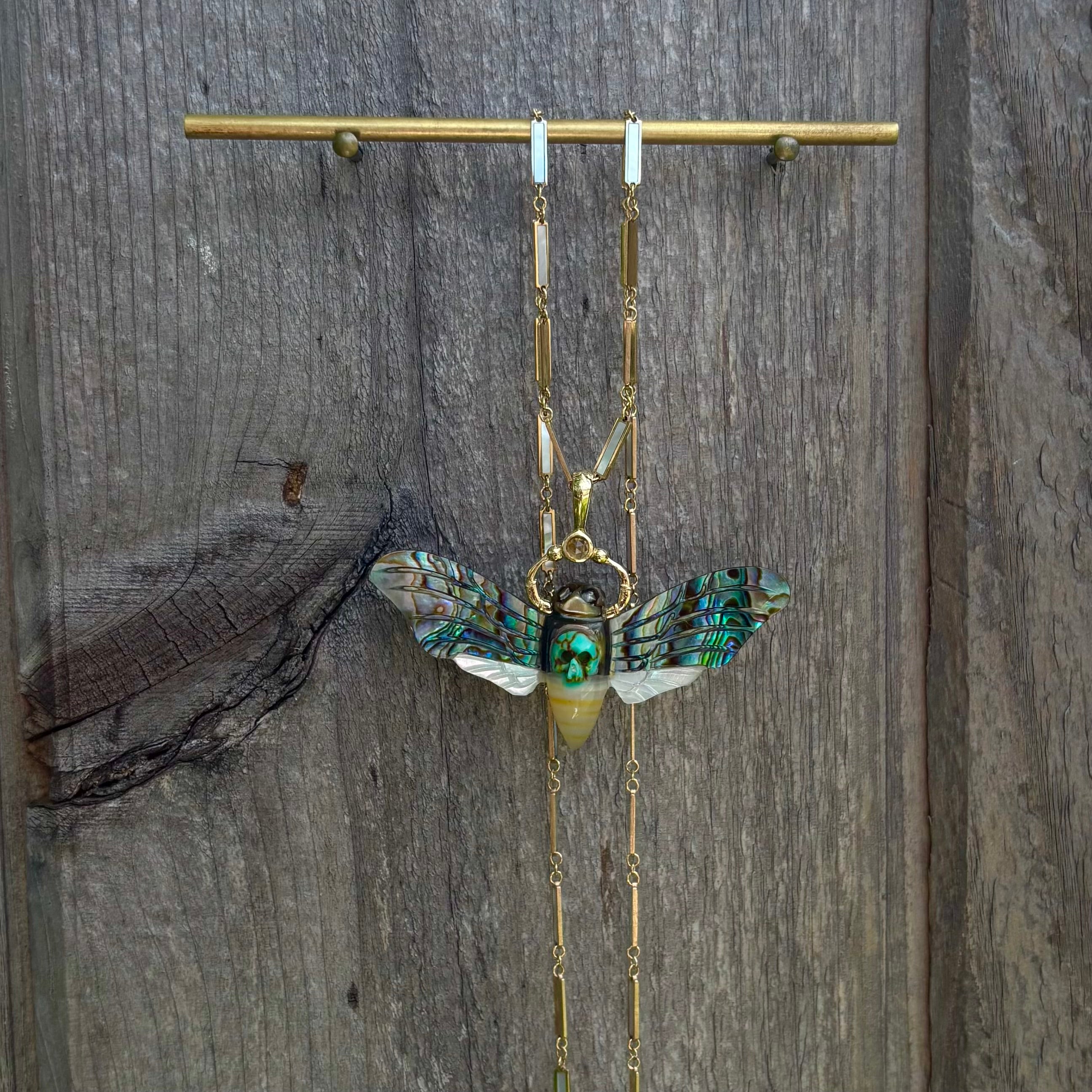 Death's Head Hawk Moth Charm