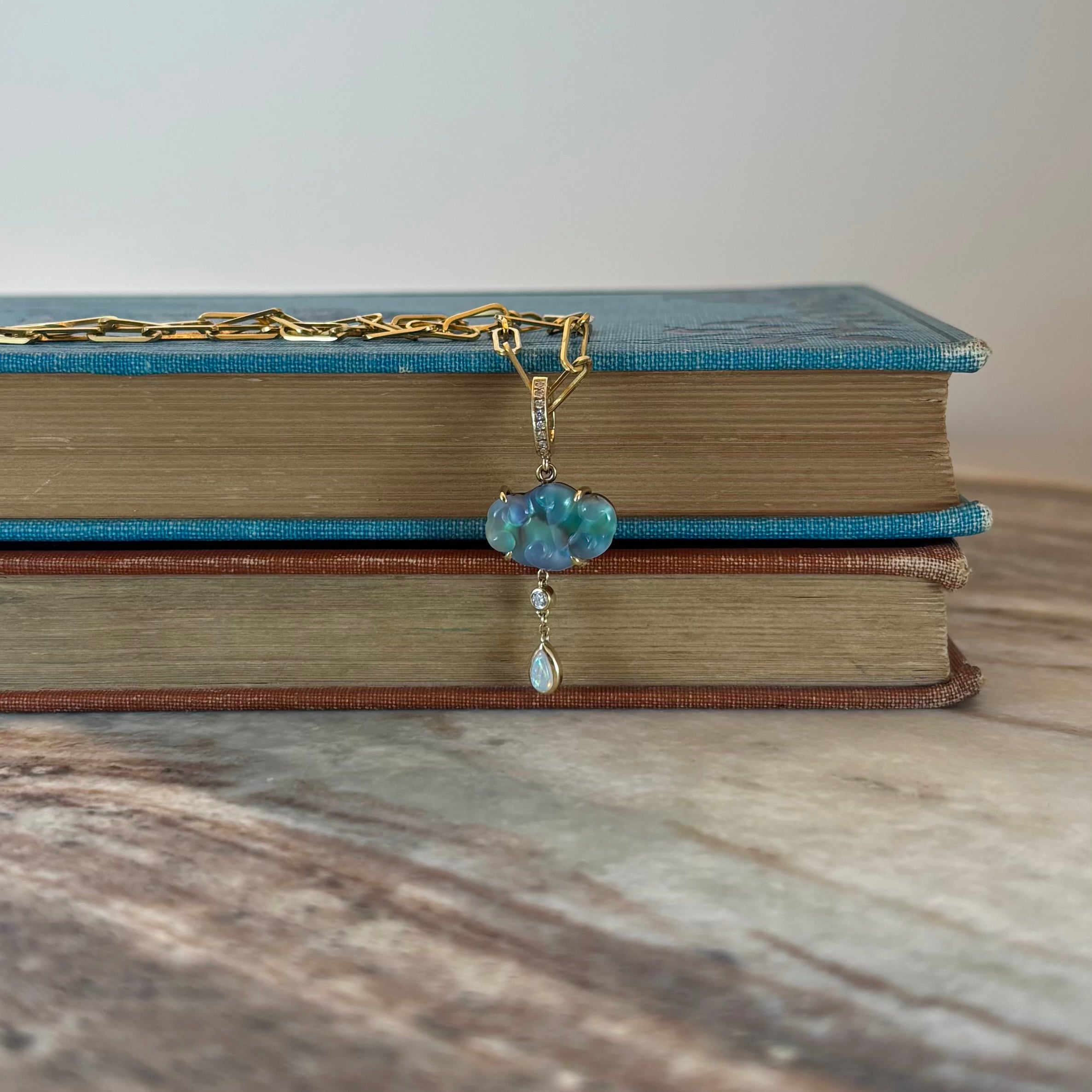 Luminescent Rain Cloud Charm