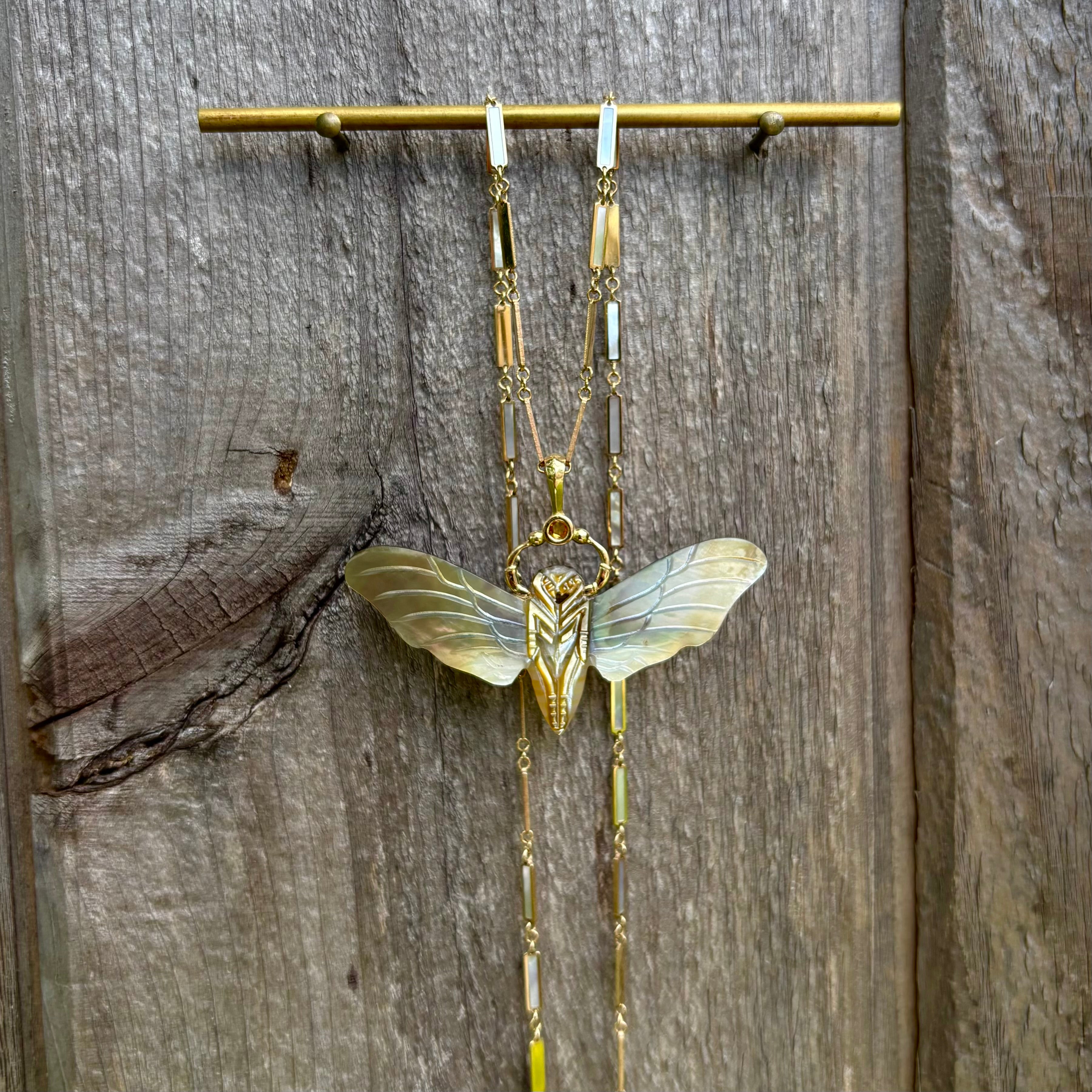 Death's Head Hawk Moth Charm