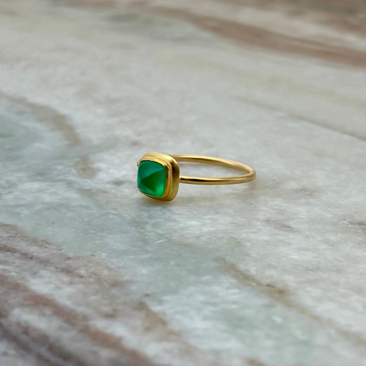 Delicate Emerald Ring