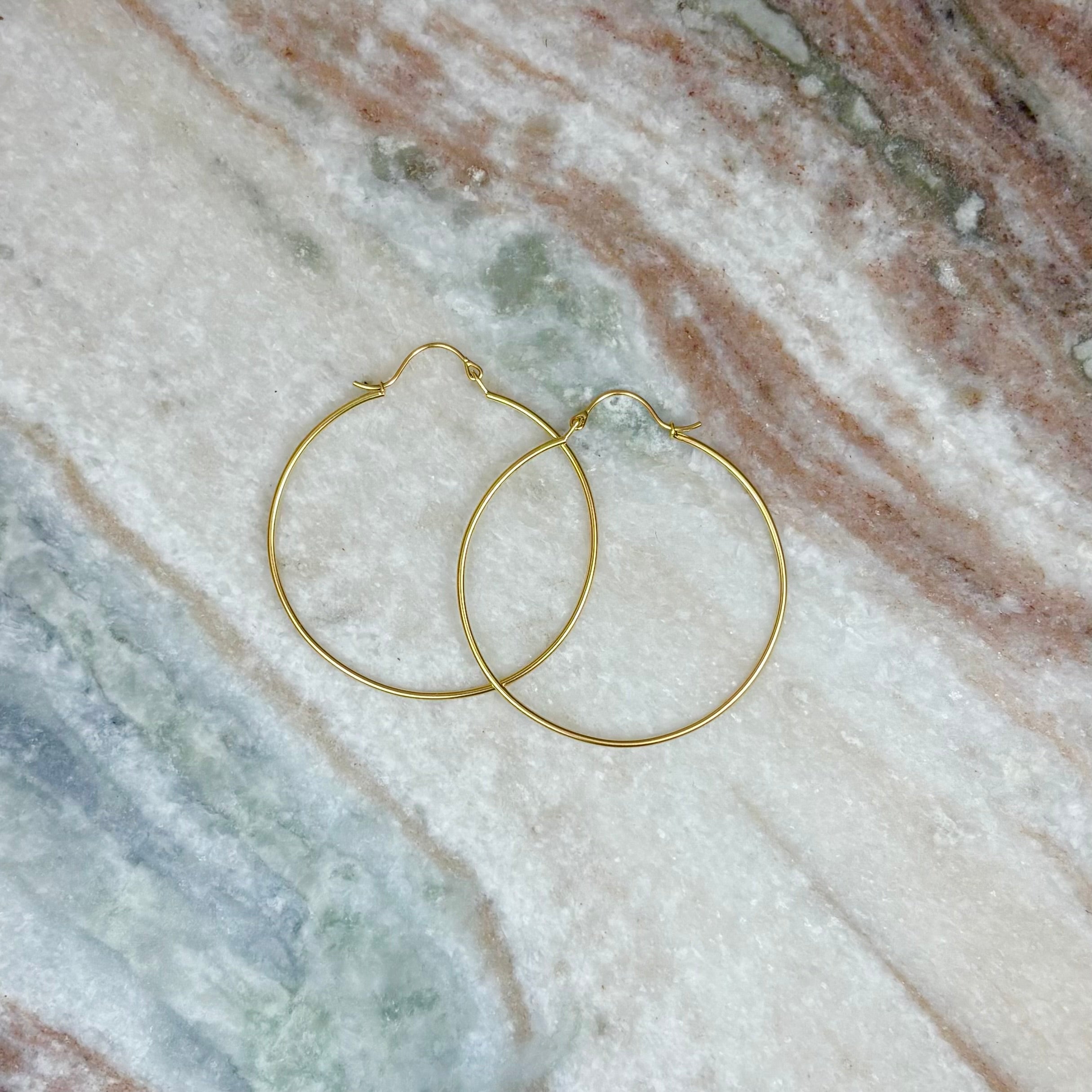 Valance Hoop Earrings, Large