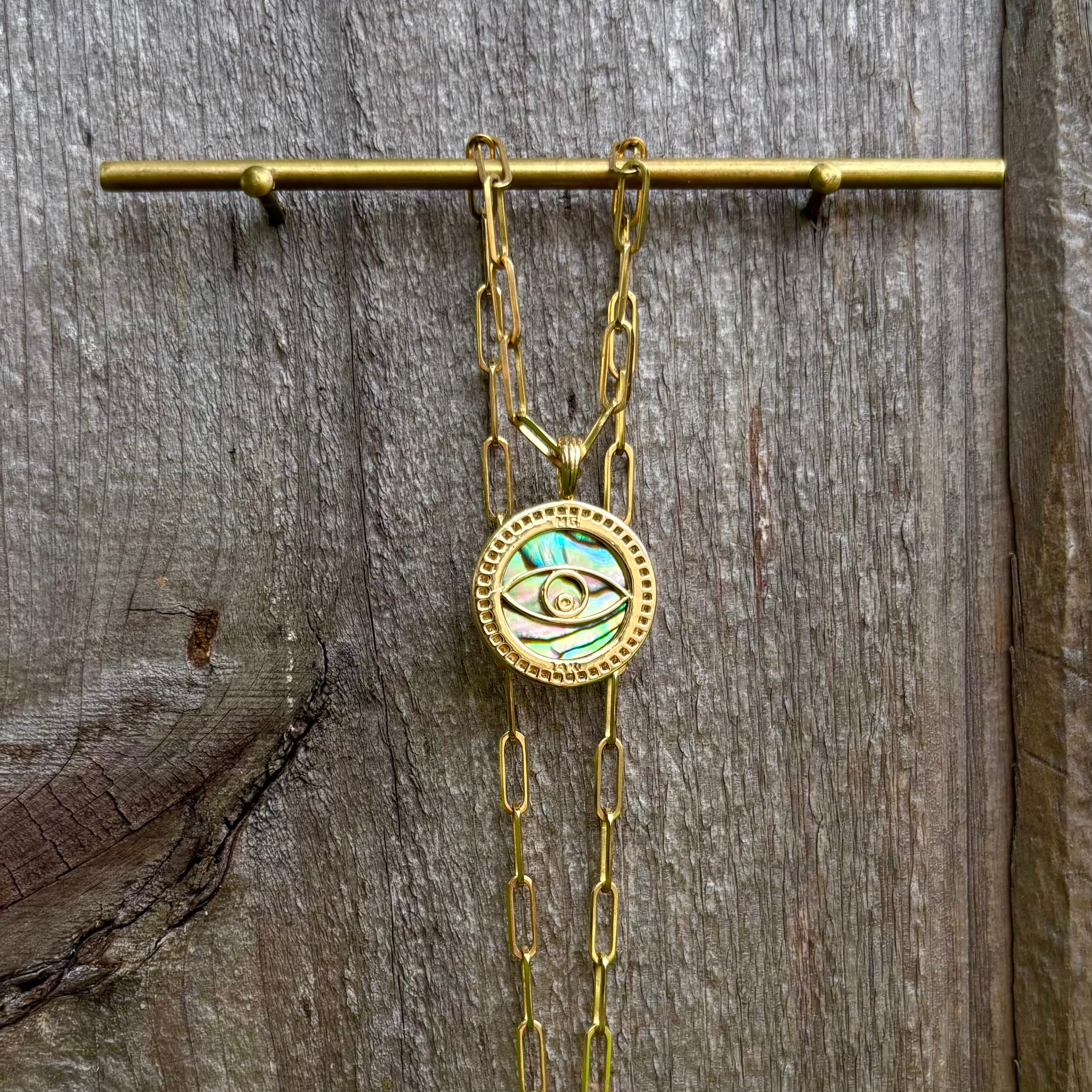 Luminescent Pavé Moon Face Charm