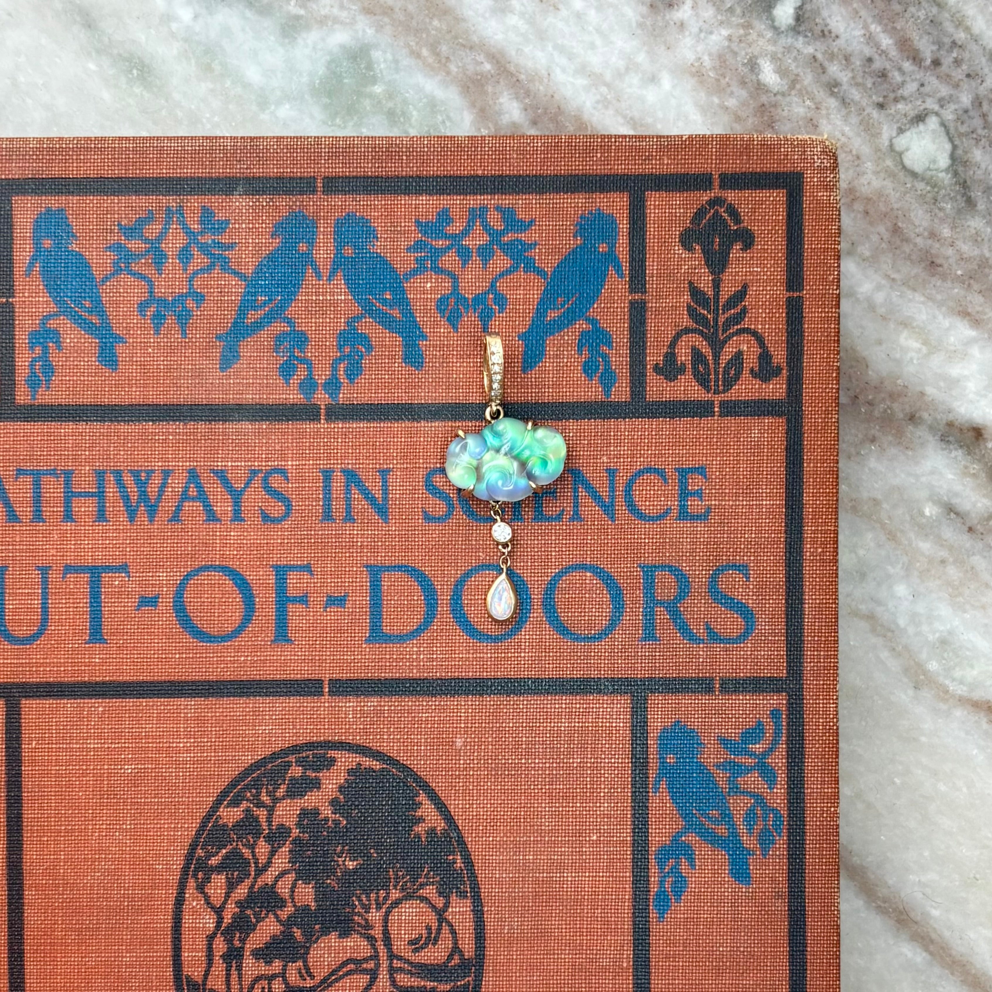 Luminescent Rain Cloud Charm