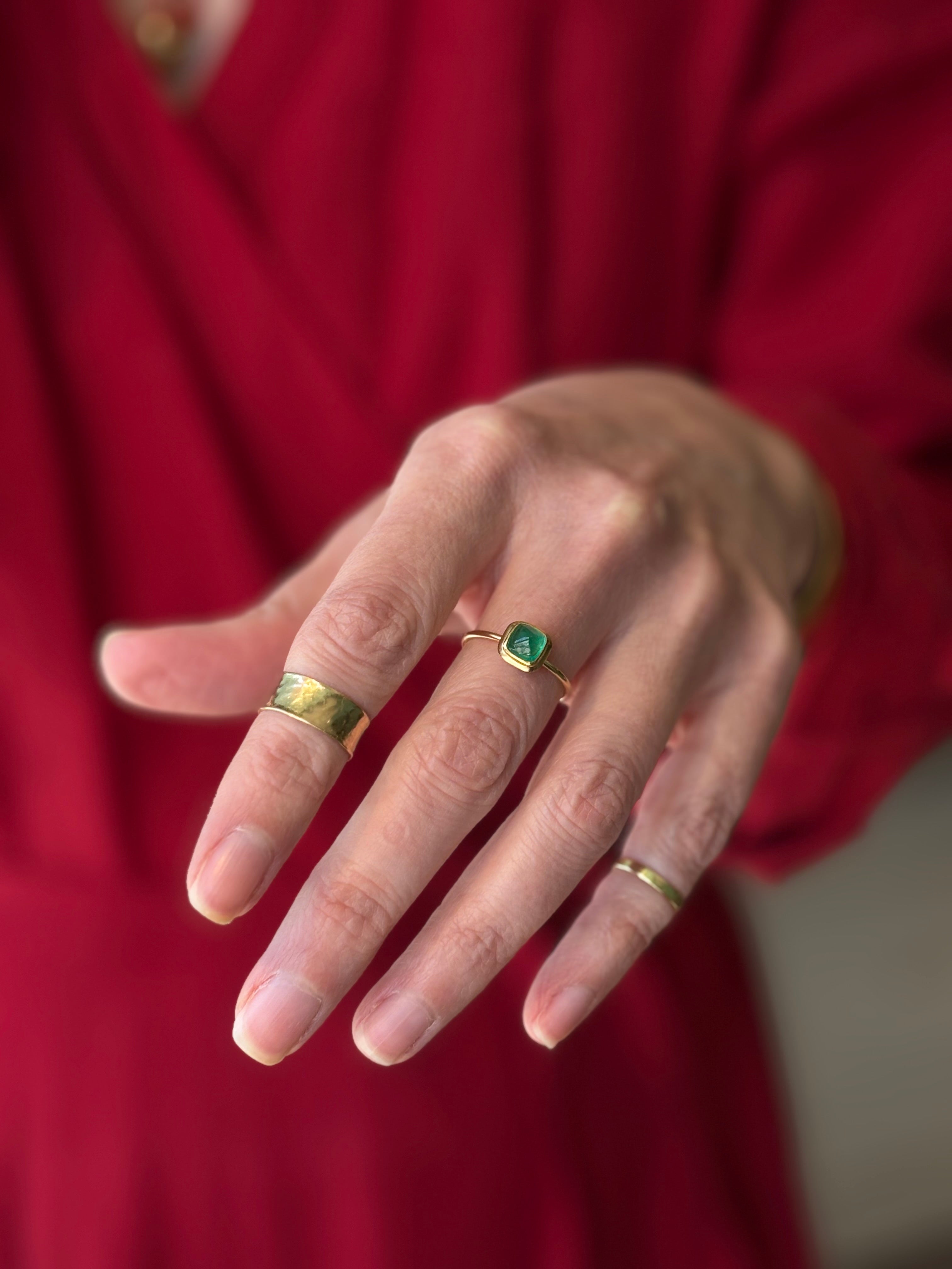 Delicate Emerald Ring