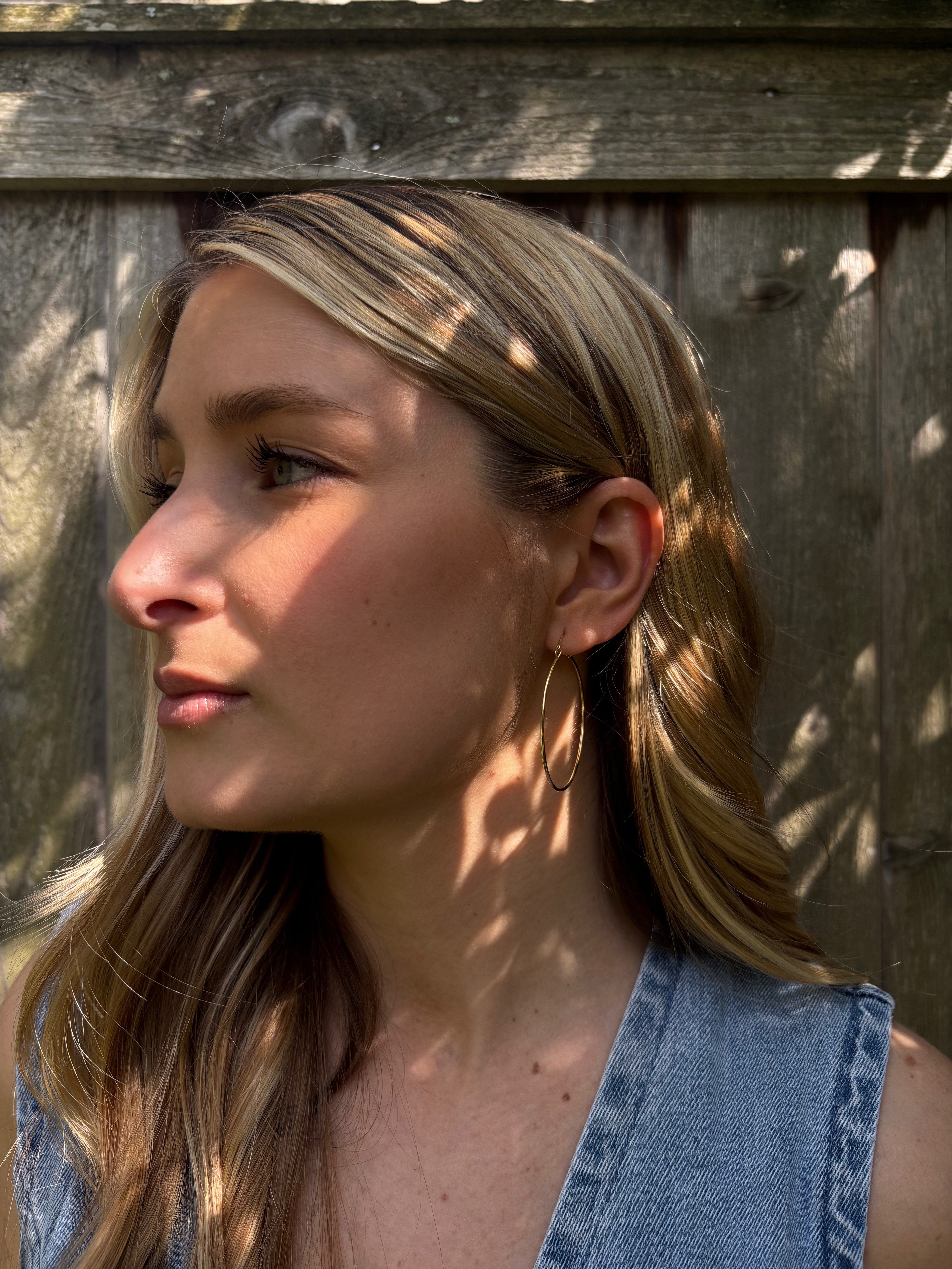 Valance Hoop Earrings, Large