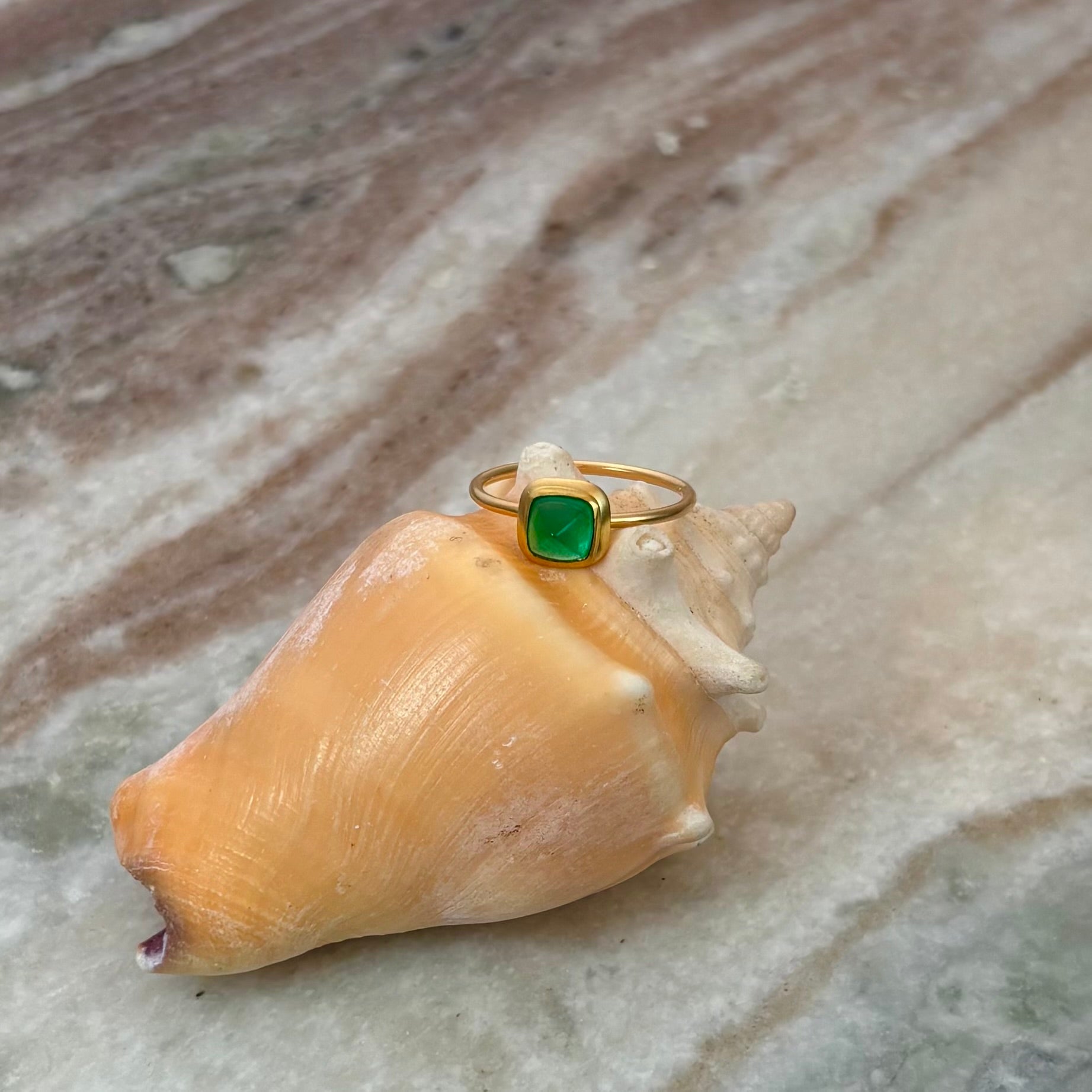 Delicate Emerald Ring