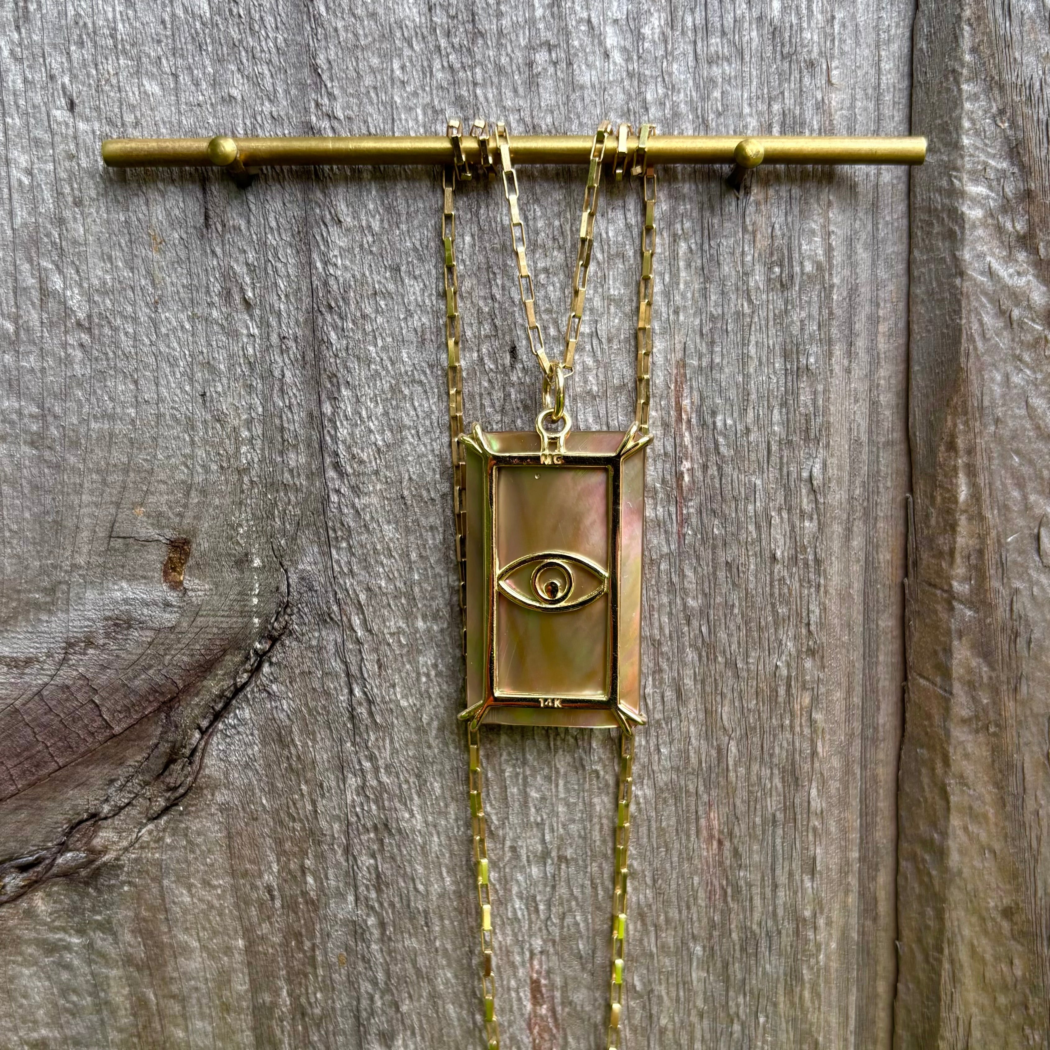 Star Tarot Card Charm in 14K Gold