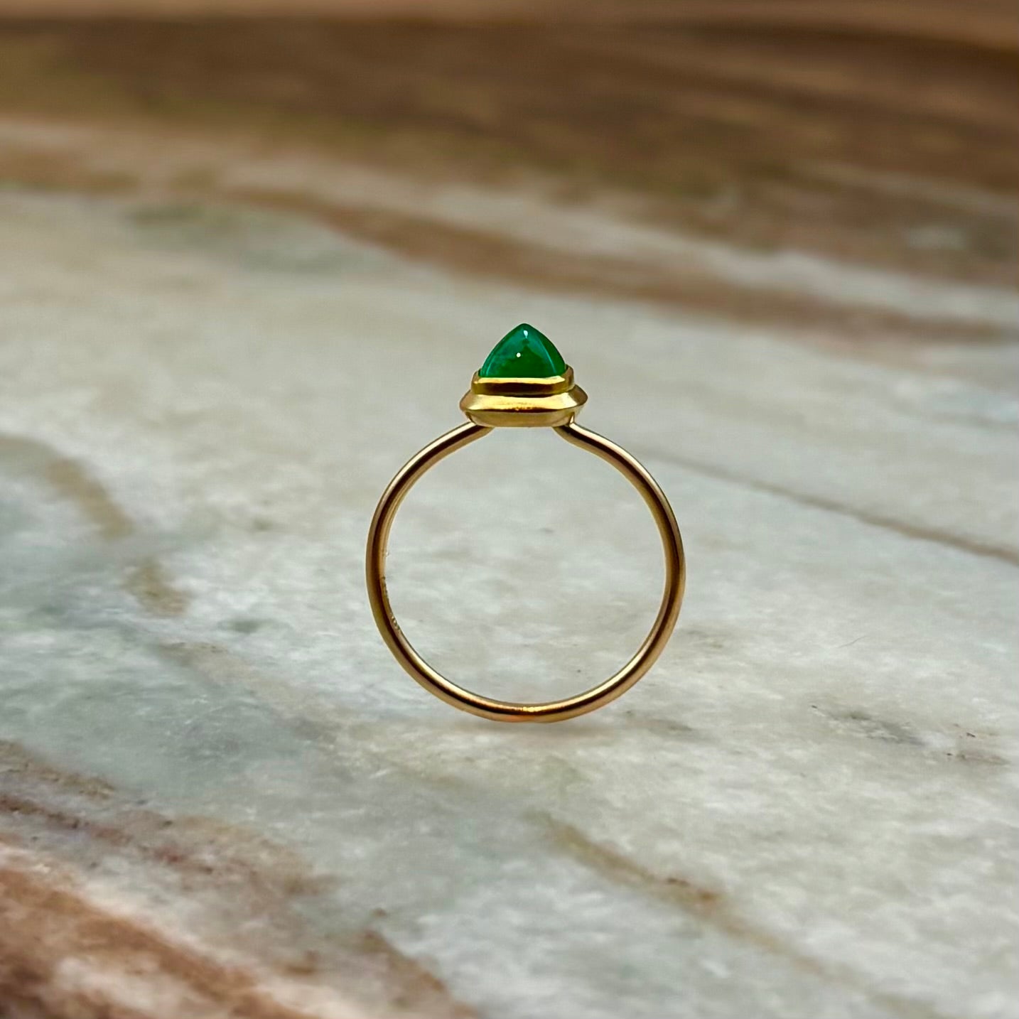 Delicate Emerald Ring