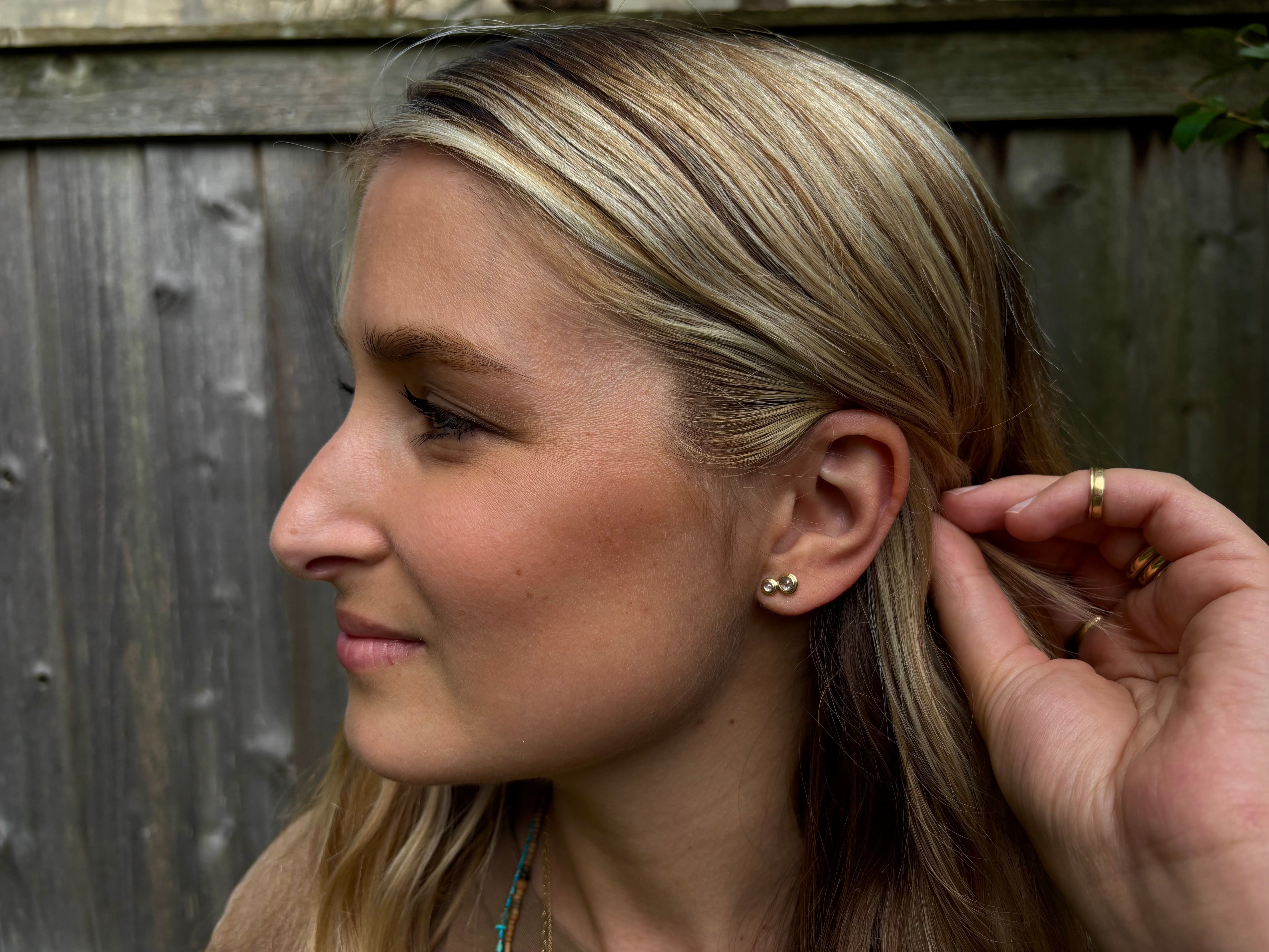 Diamond Bubble Earrings