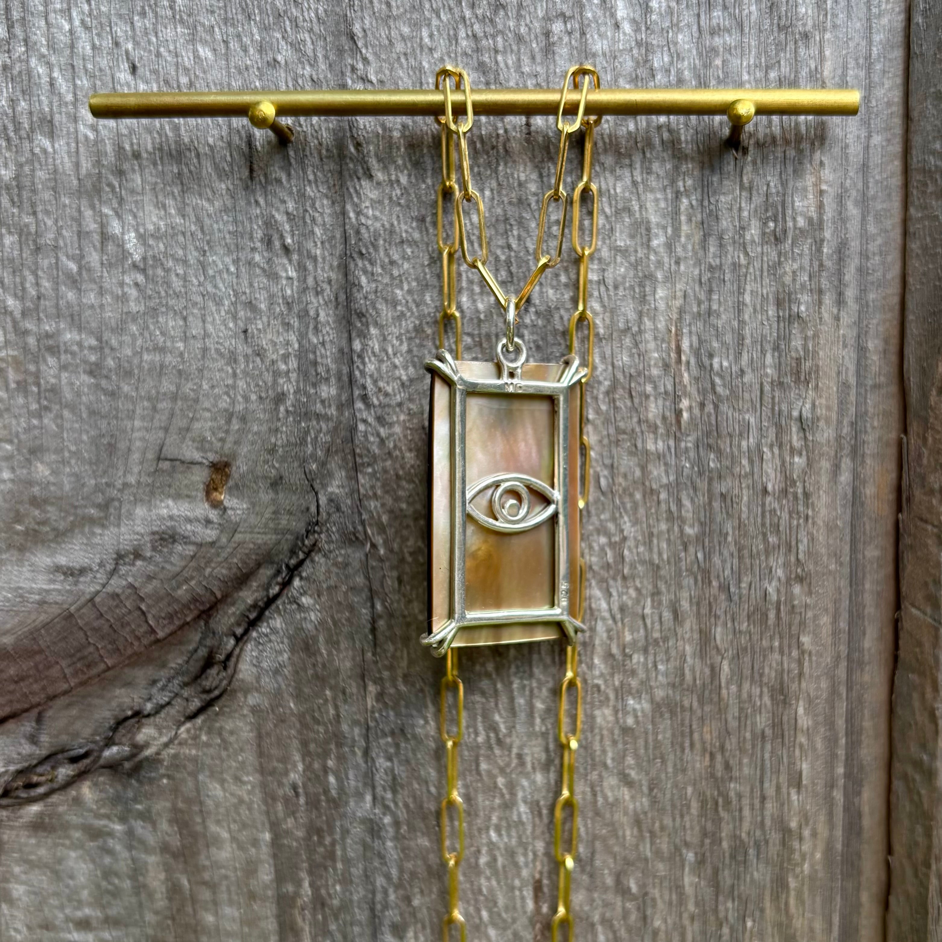 Star Tarot Card  Charm in Silver