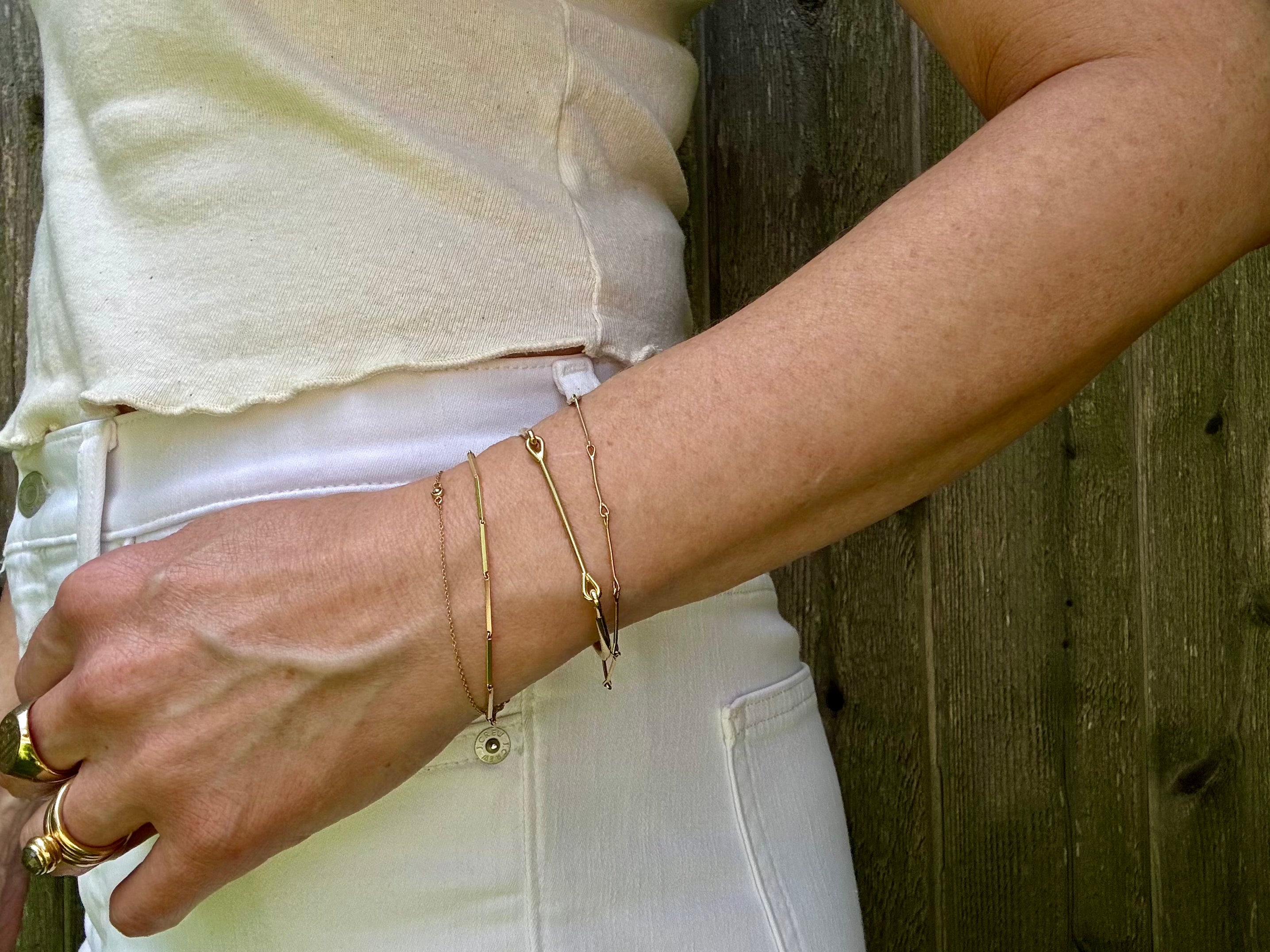 Bias Chain Bracelet