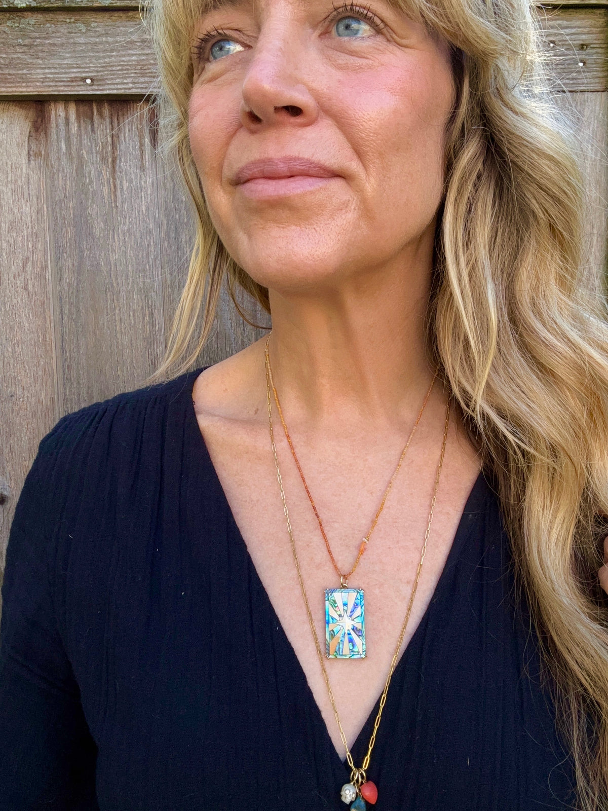 Star Tarot Card Charm in 14K Gold