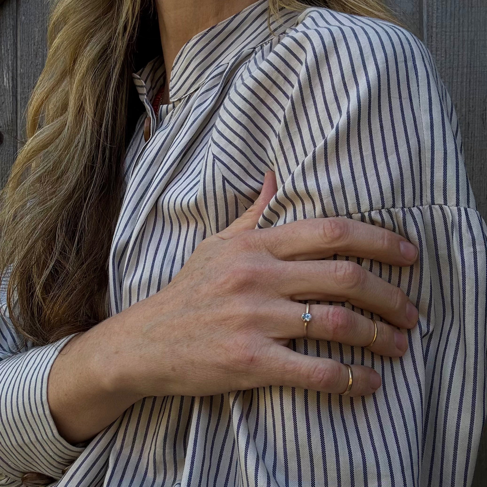 Skyglass Montana Sapphire Vanity Ring
