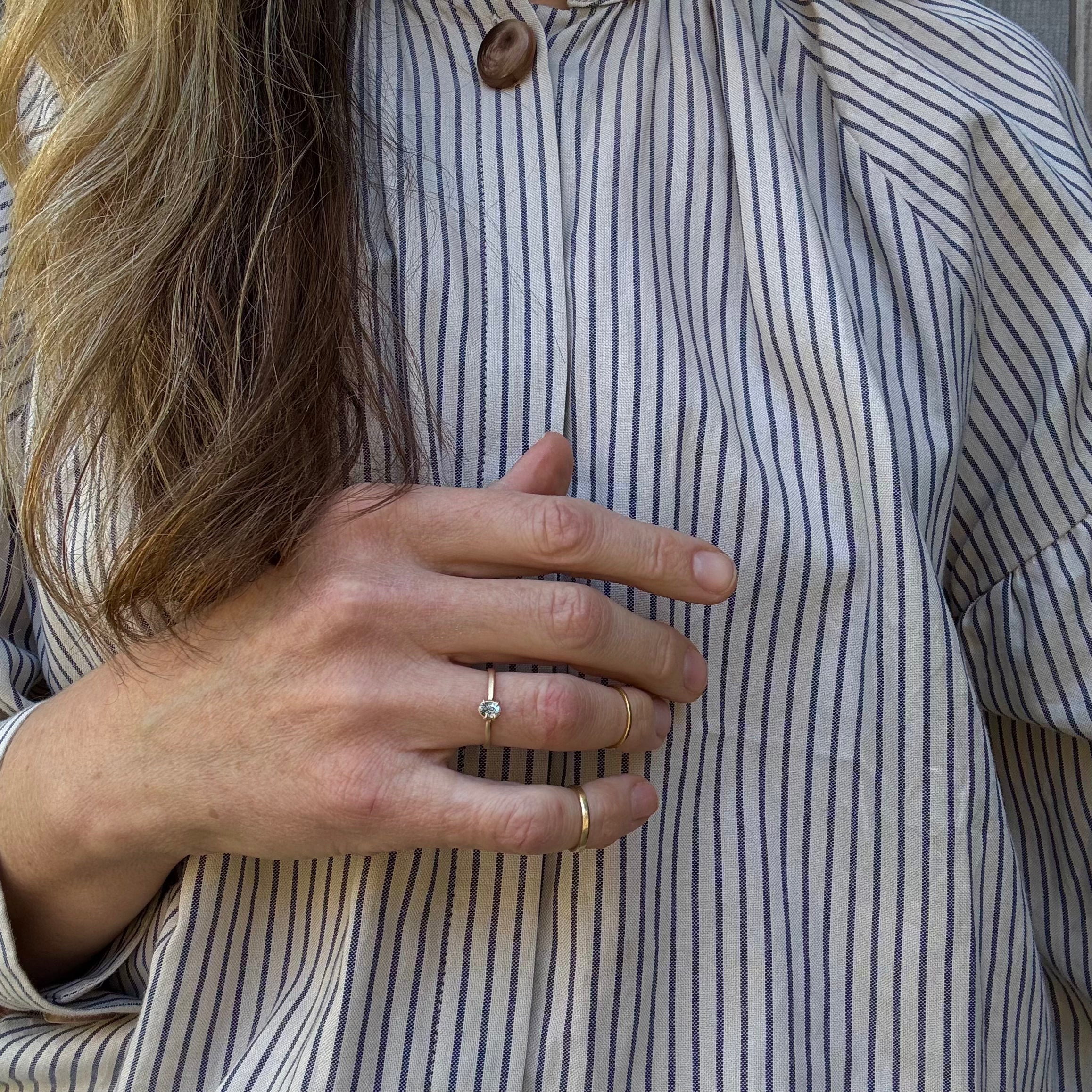 Skyglass Montana Sapphire Vanity Ring