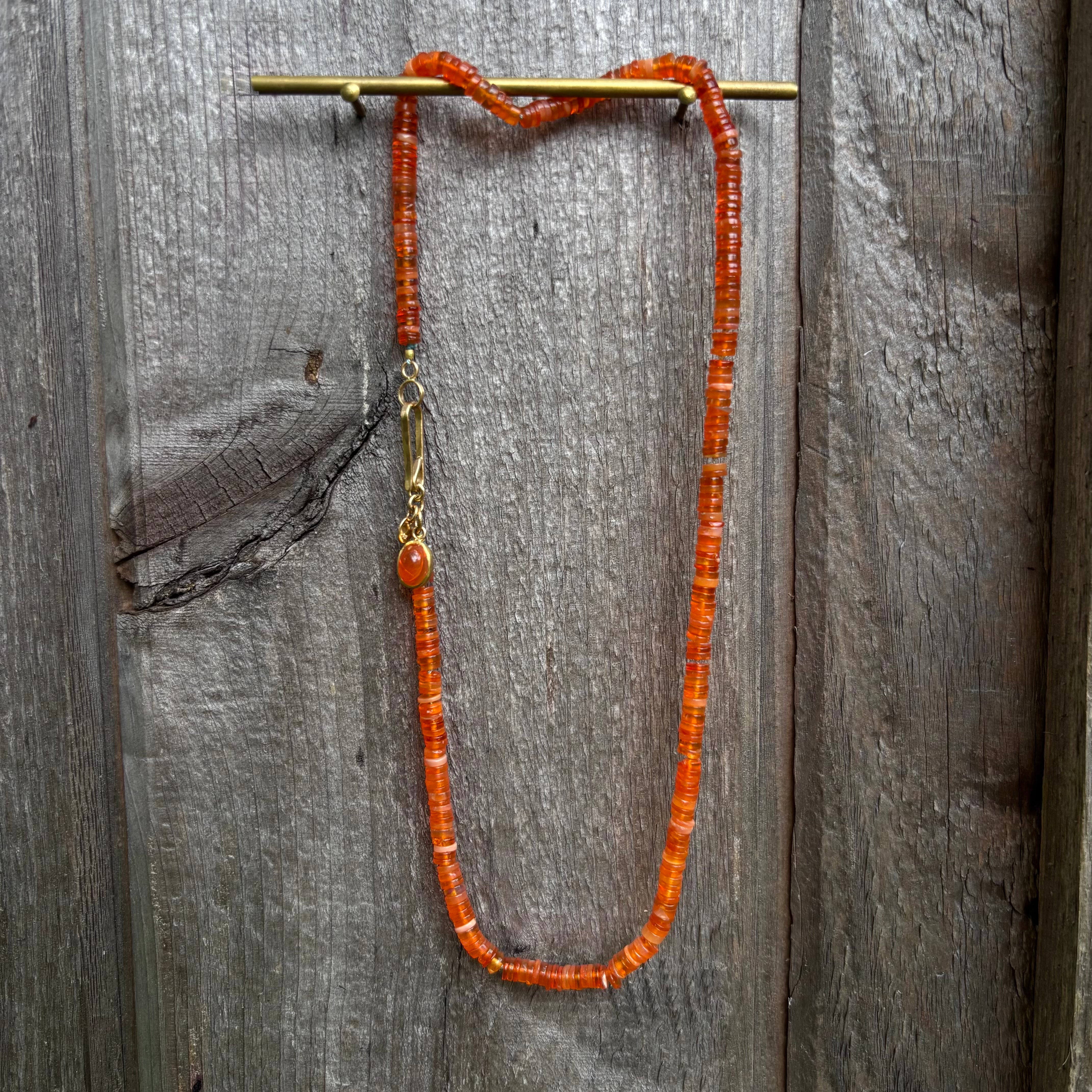 Fire Opal Necklace