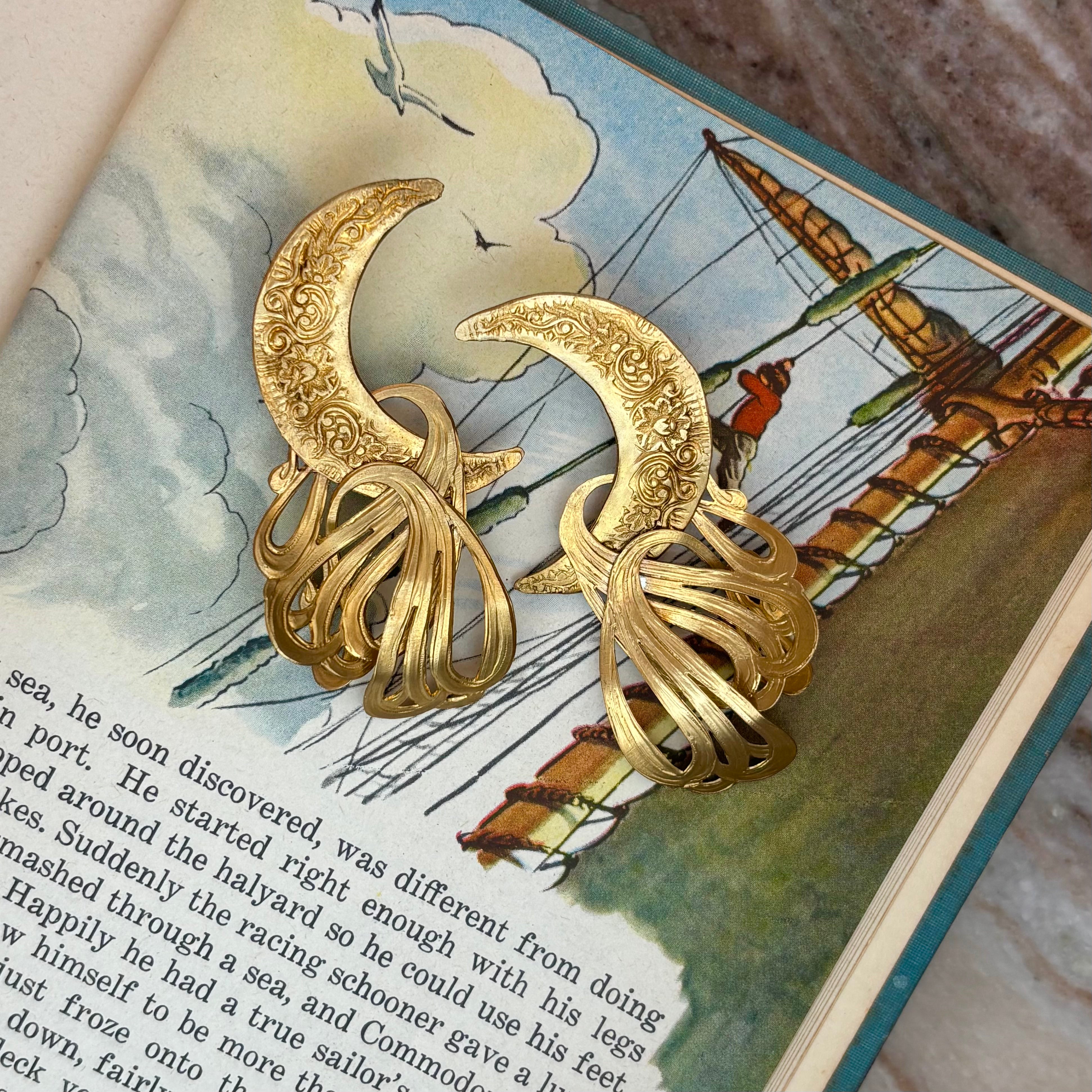 Aurora Moon Earrings