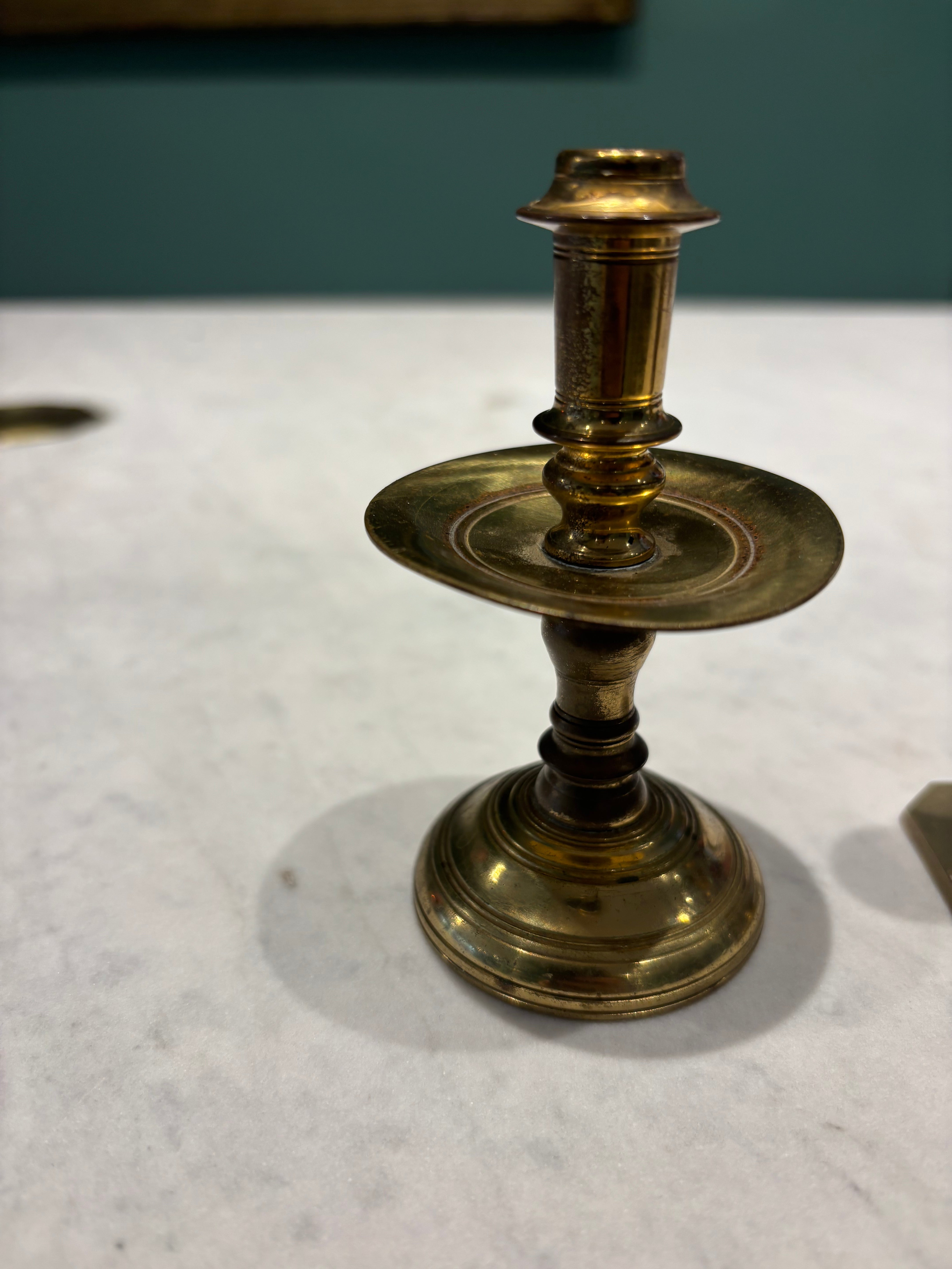 Small brass candlestick
