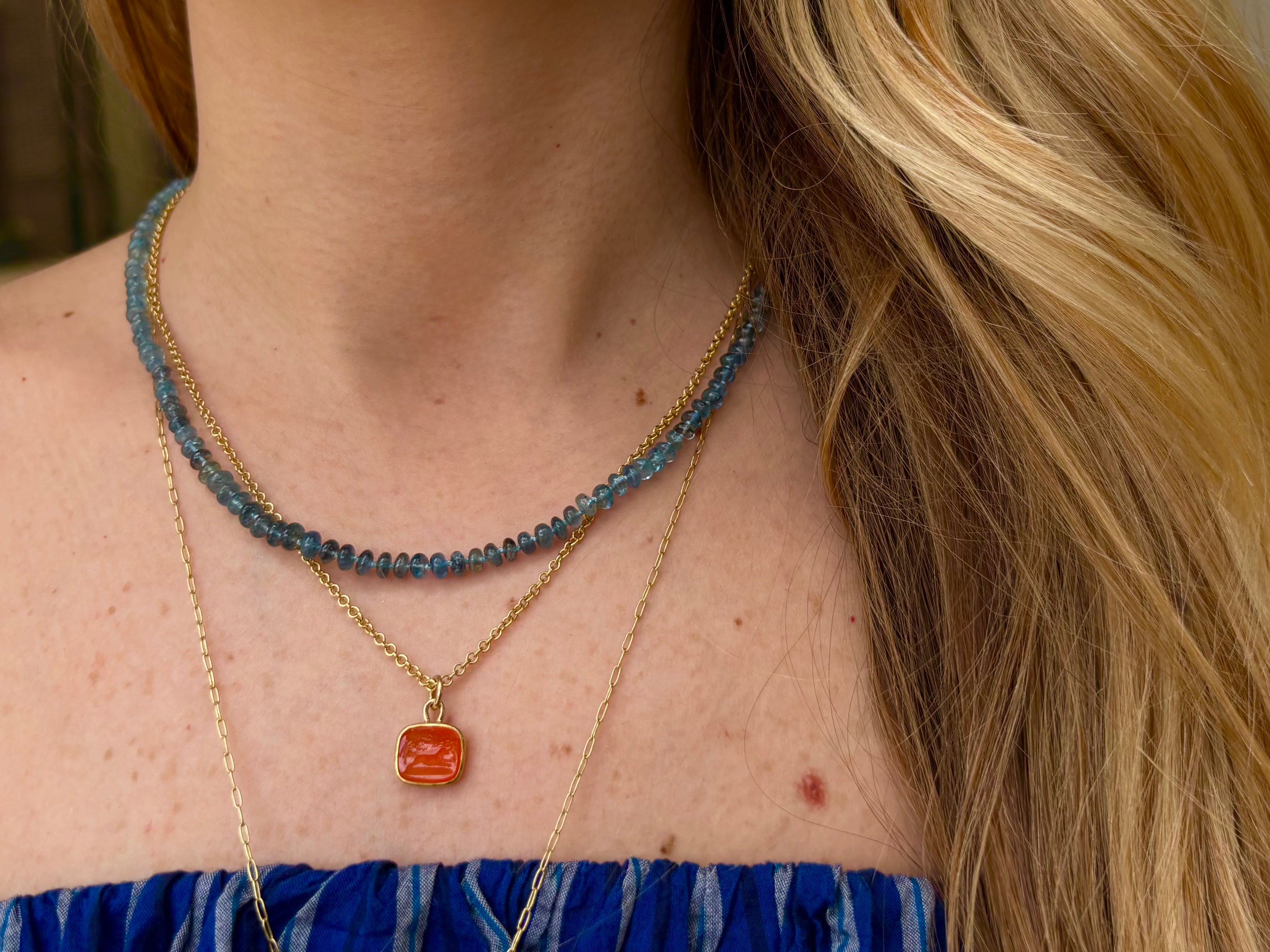 Ombré Aquamarine Necklace