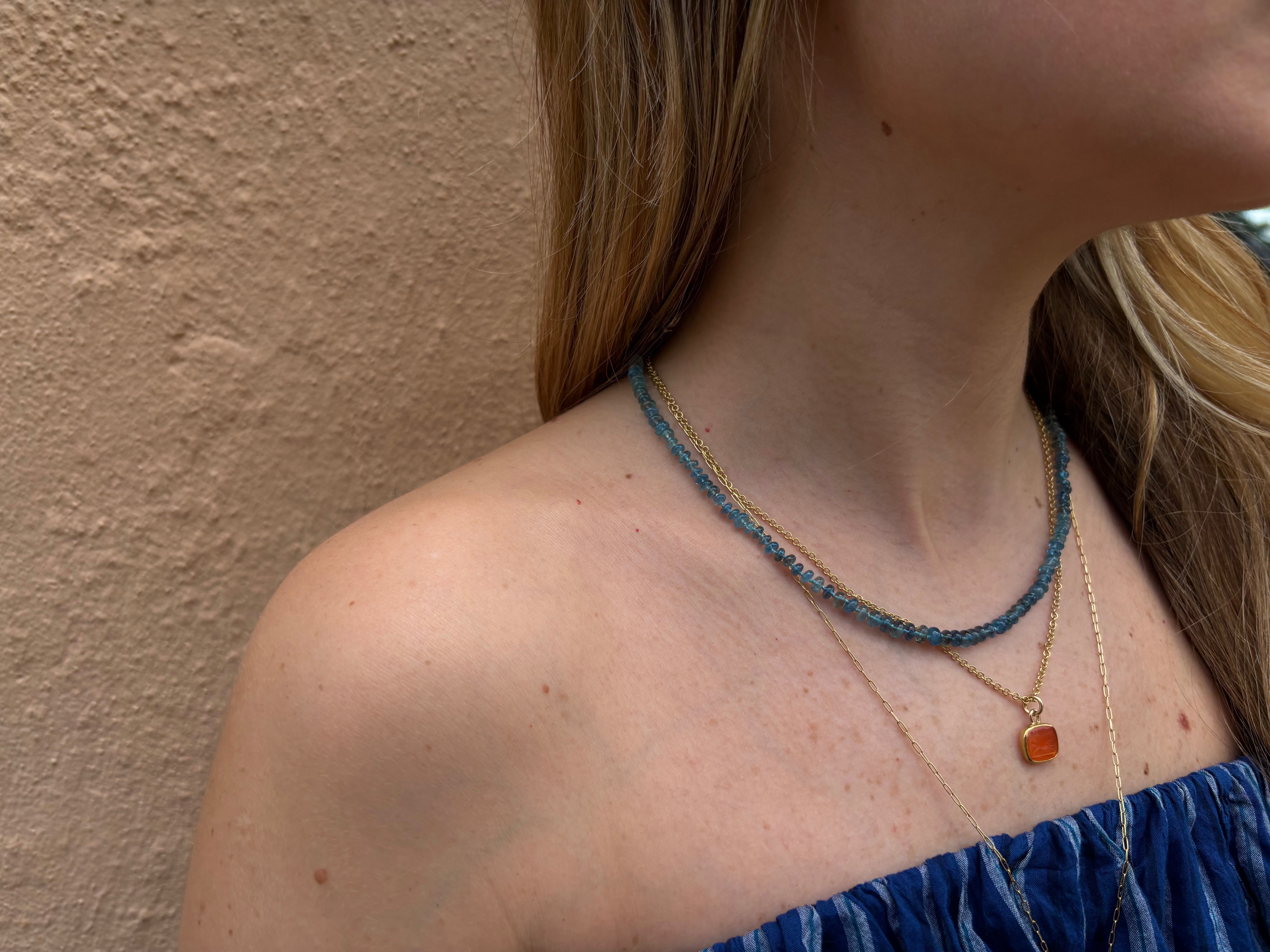 Ombré Aquamarine Necklace