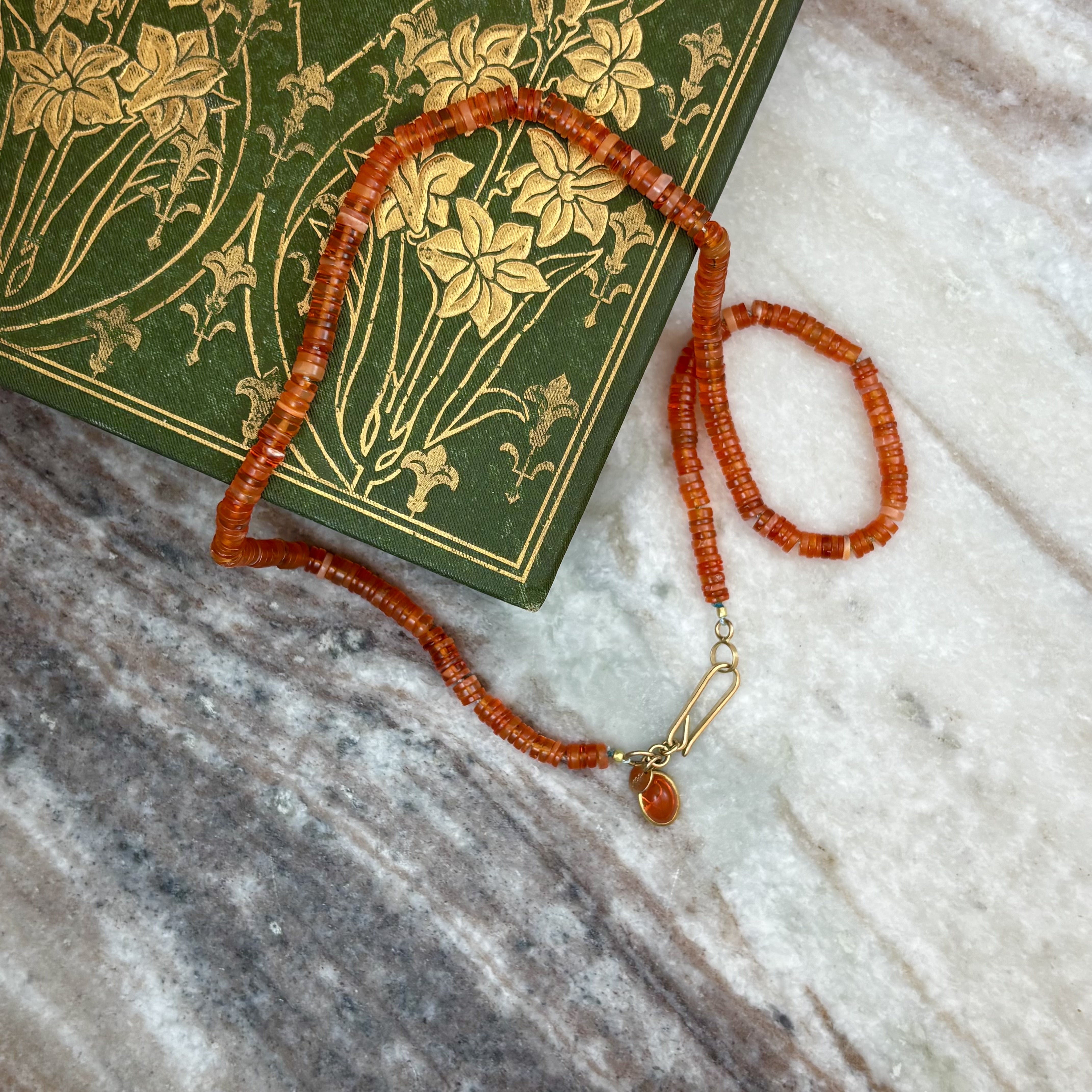 Fire Opal Necklace