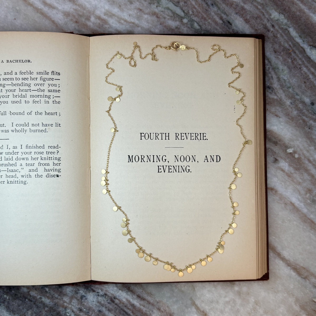 Long Random Dot Necklace